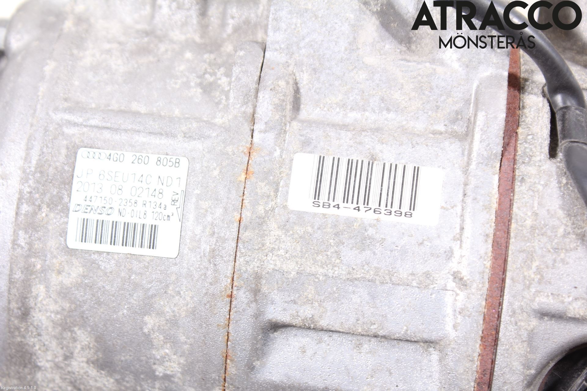 Audi A6/S6 4G 11-18 Varme Ac Kompressor