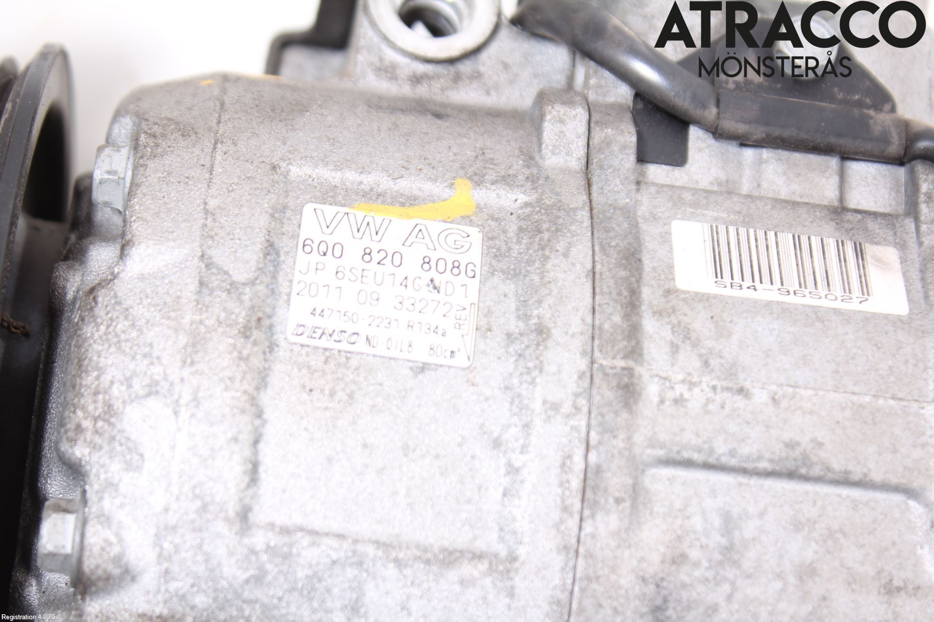 Skoda FABIA 07-14 Varme Ac Kompressor