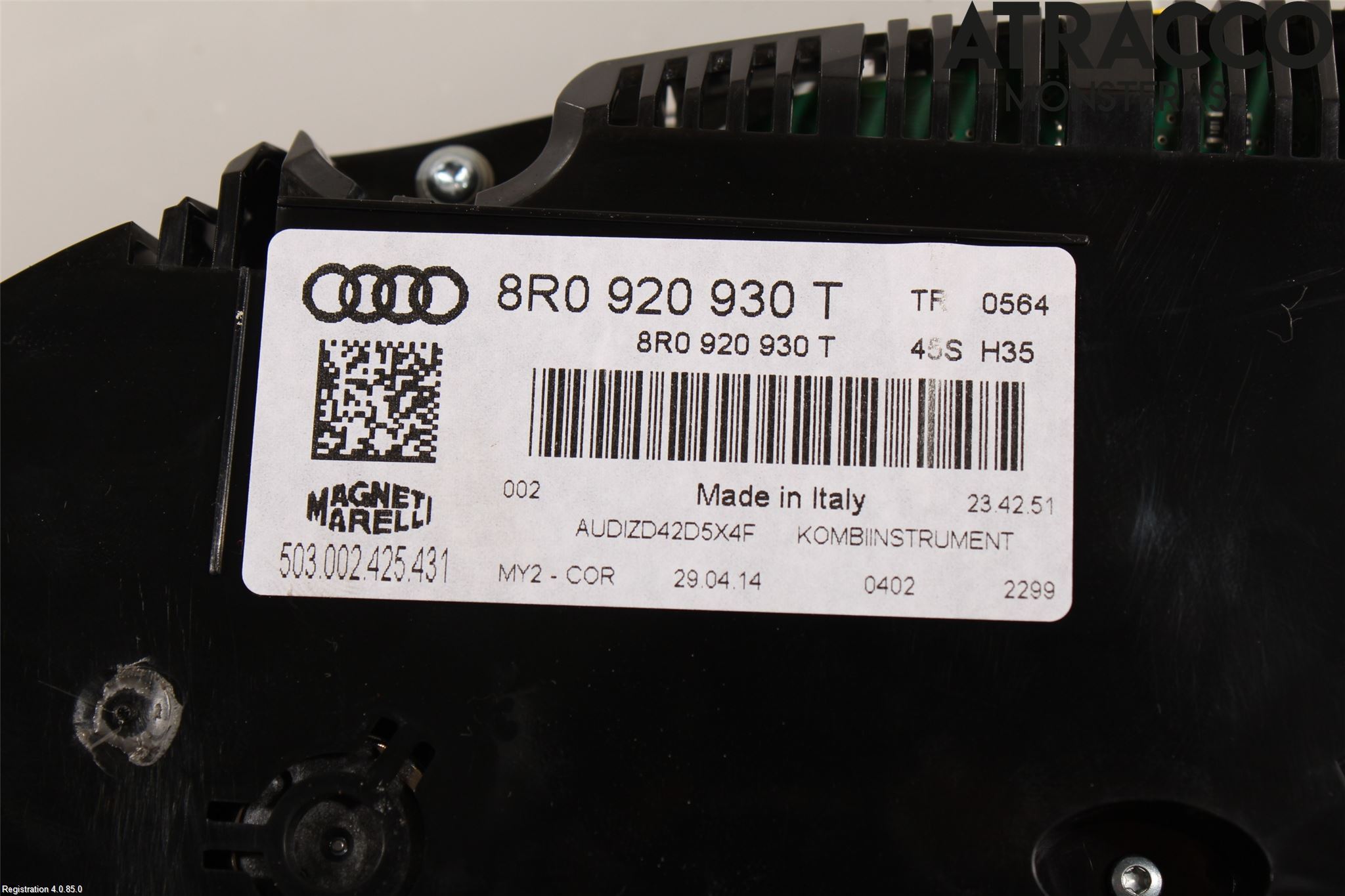 Audi Q5 09-16 Instr Kombinert