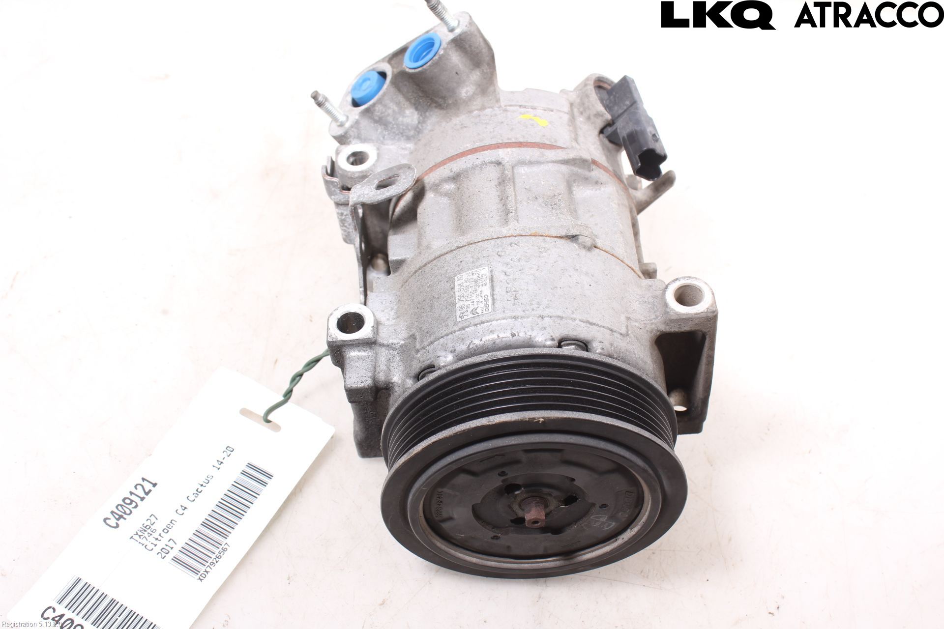 Citroen C4 CACTUS 14-20 Varme Ac Kompressor