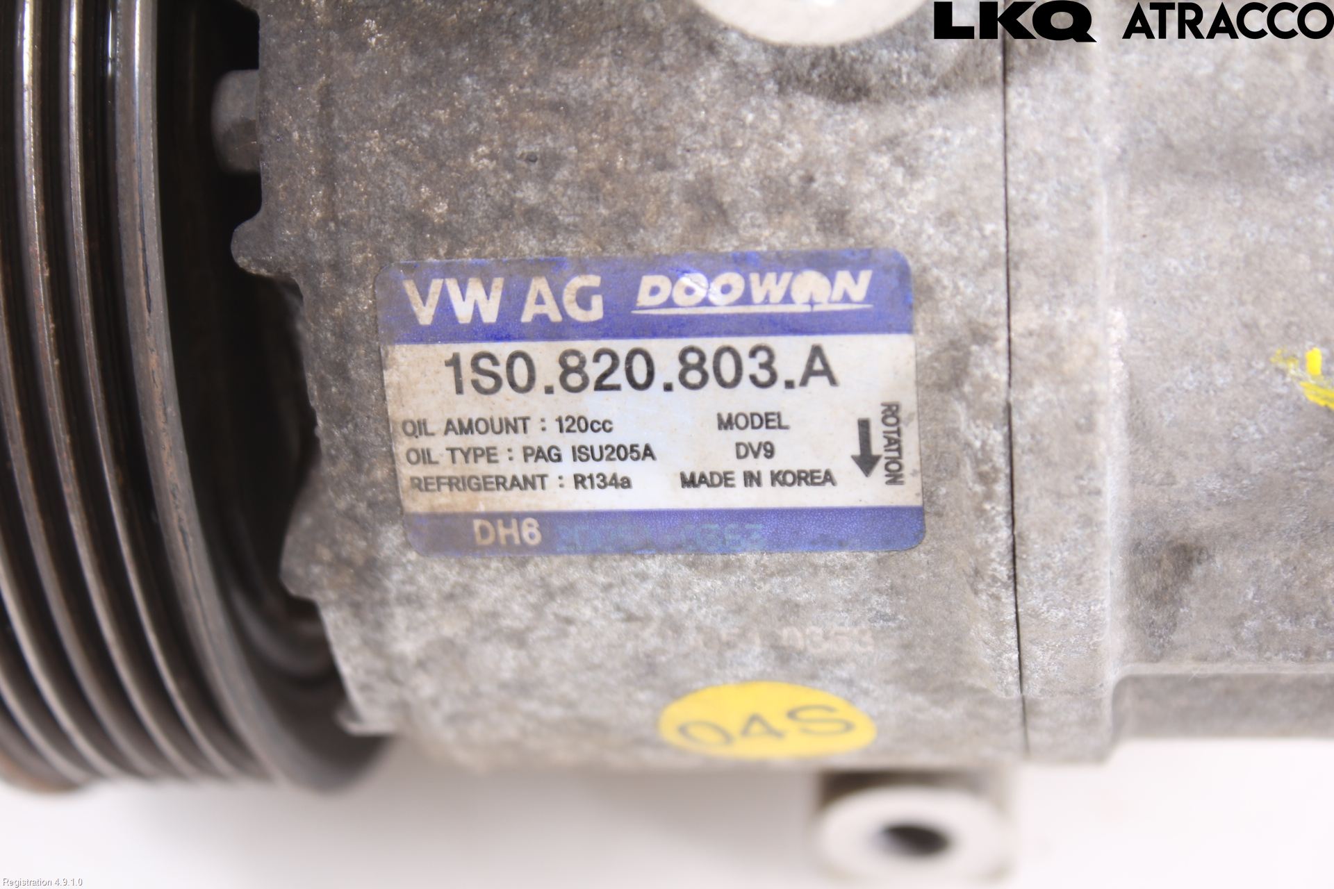 Skoda CITIGO / CITIGO E IV Varme Ac Kompressor