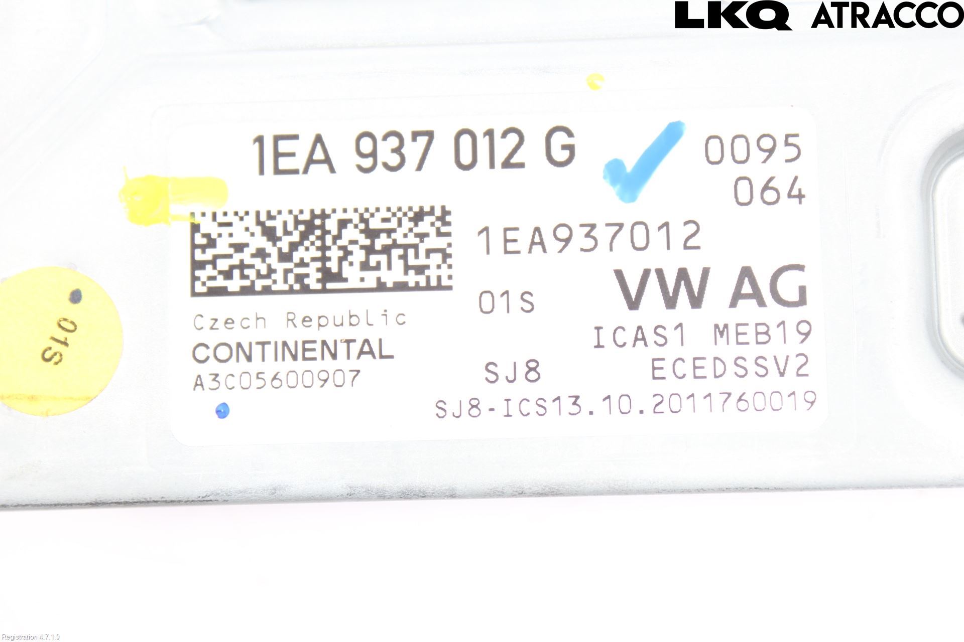 Volkswagen VW ID.3 21- Styreenhet Øvrig