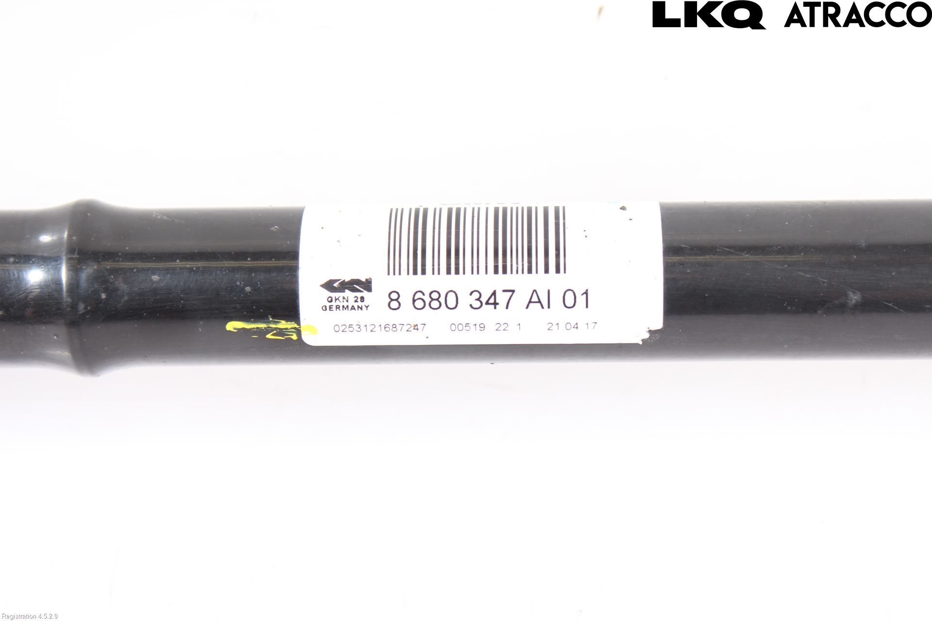 BMW 4 F32/F33/F82/F83 13-20 Drivaksel Bak Kompl Venstre