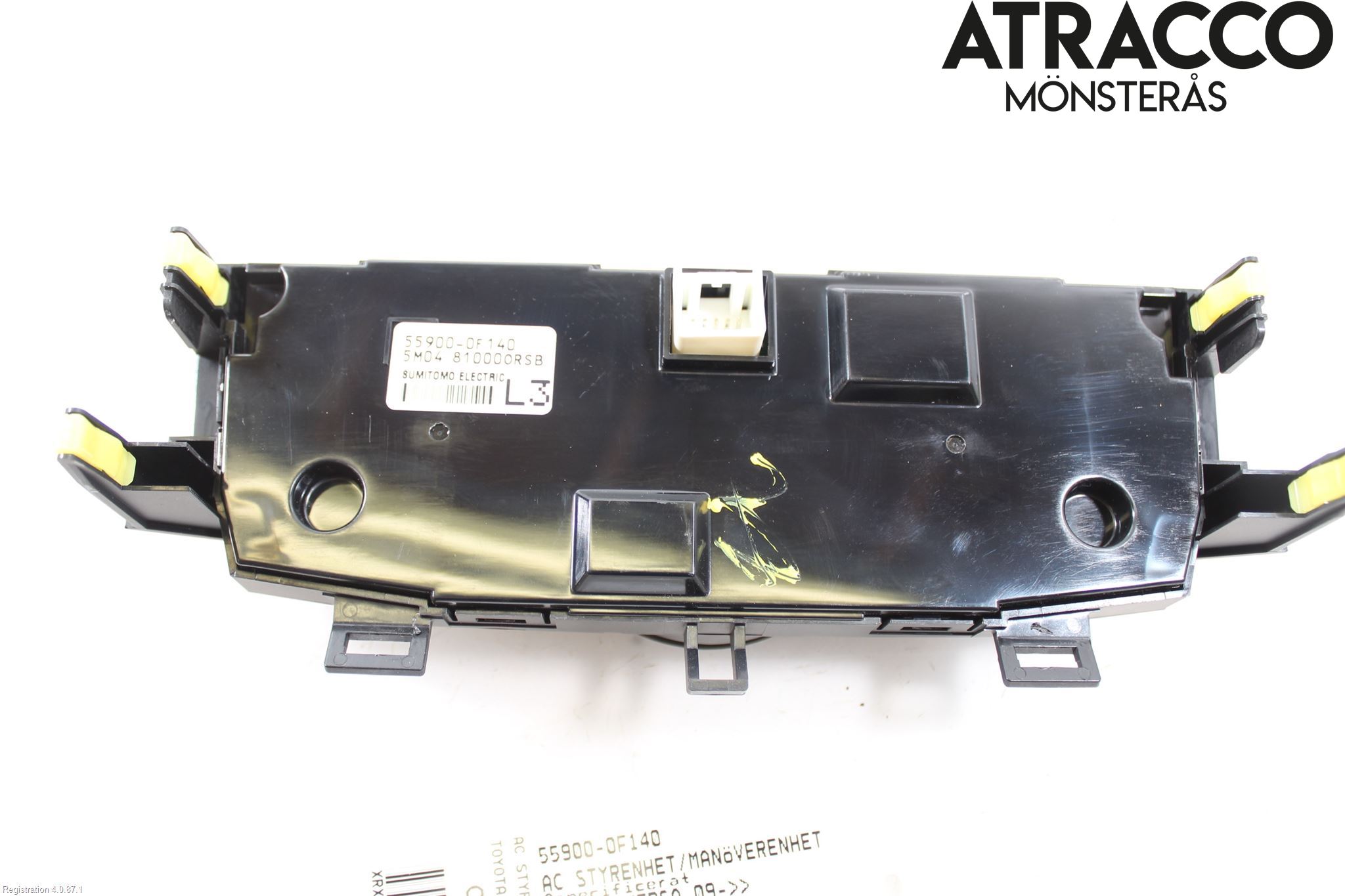 Toyota VERSO 09-18 Varme Ac Betjening-Display