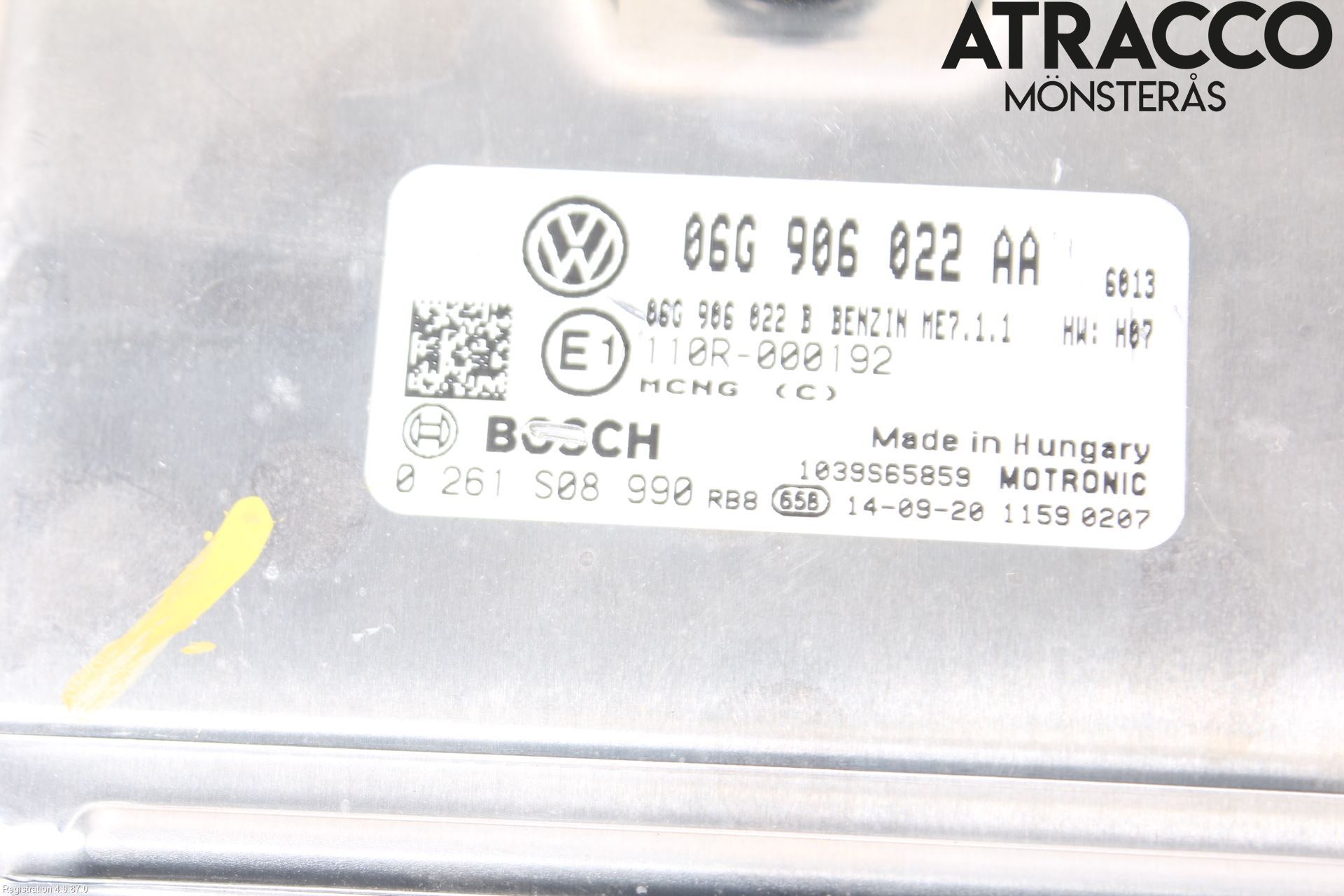 Volkswagen VW CADDY 11-15 Styreenhet Innsprøytning
