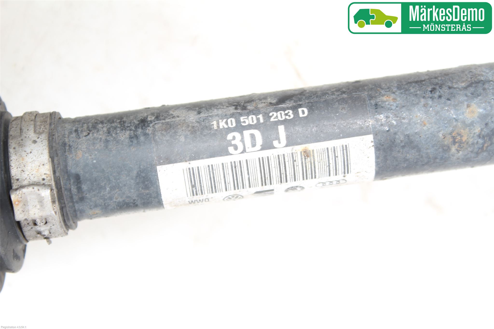 Volkswagen VW GOLF VI 09-13 Drivaksel Bak Kompl Venstre