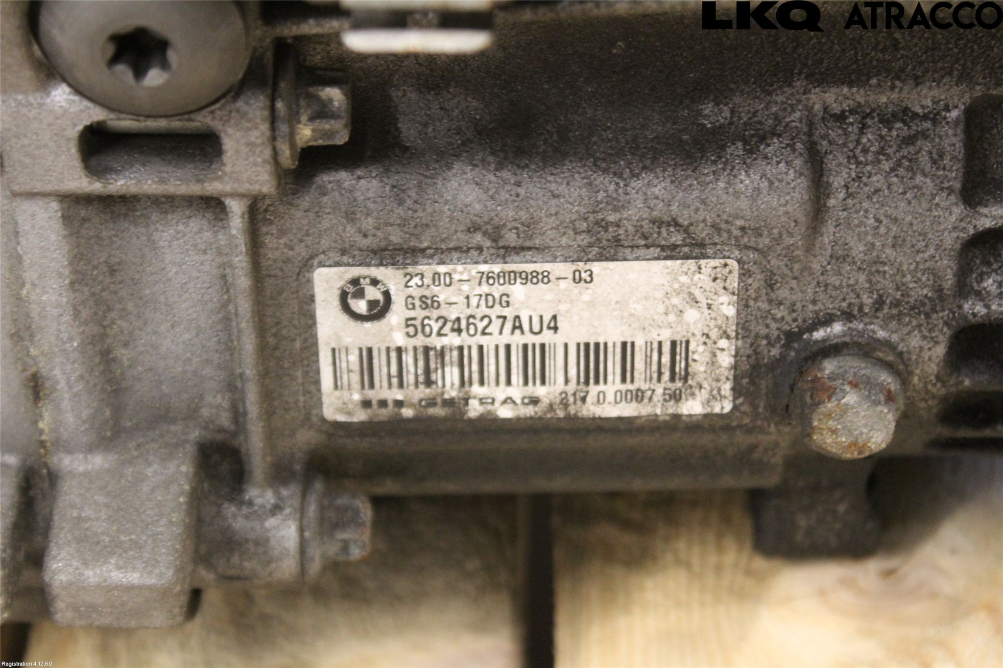 BMW 3 F30/F31/F80 12-19 Gearkasse 6 Trinn