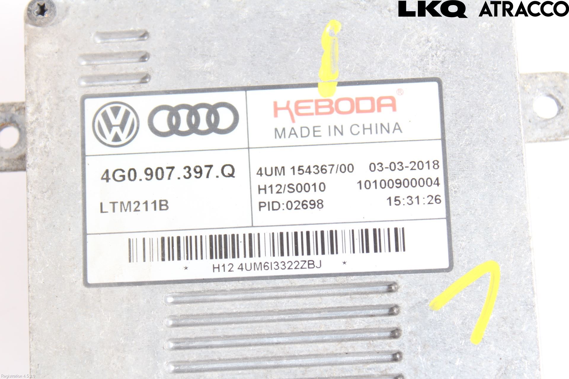 Audi A6/S6 4G 11-18 Styreenhet Xenon