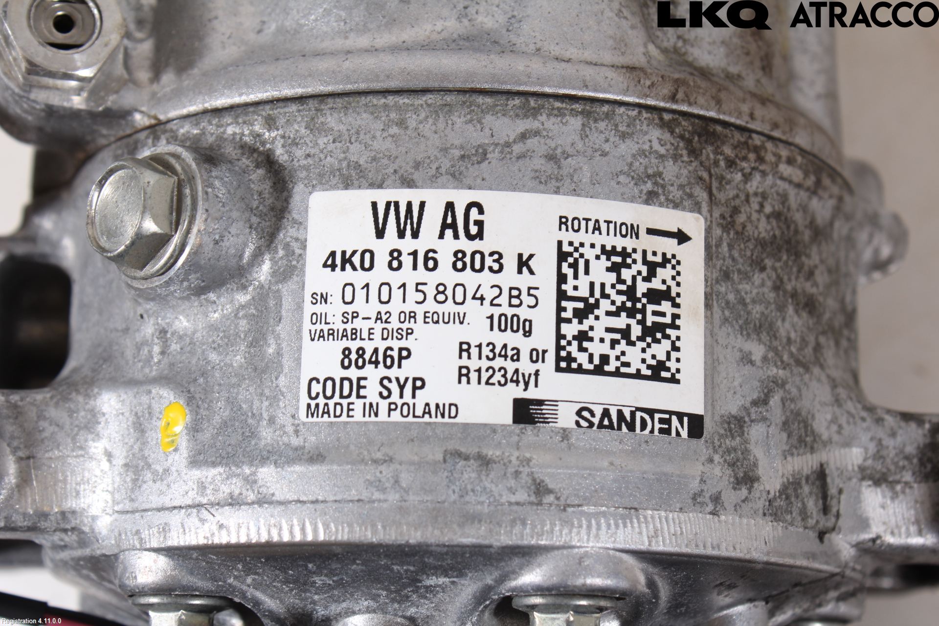 Audi A6 F2/C8 19- Varme Ac Kompressor