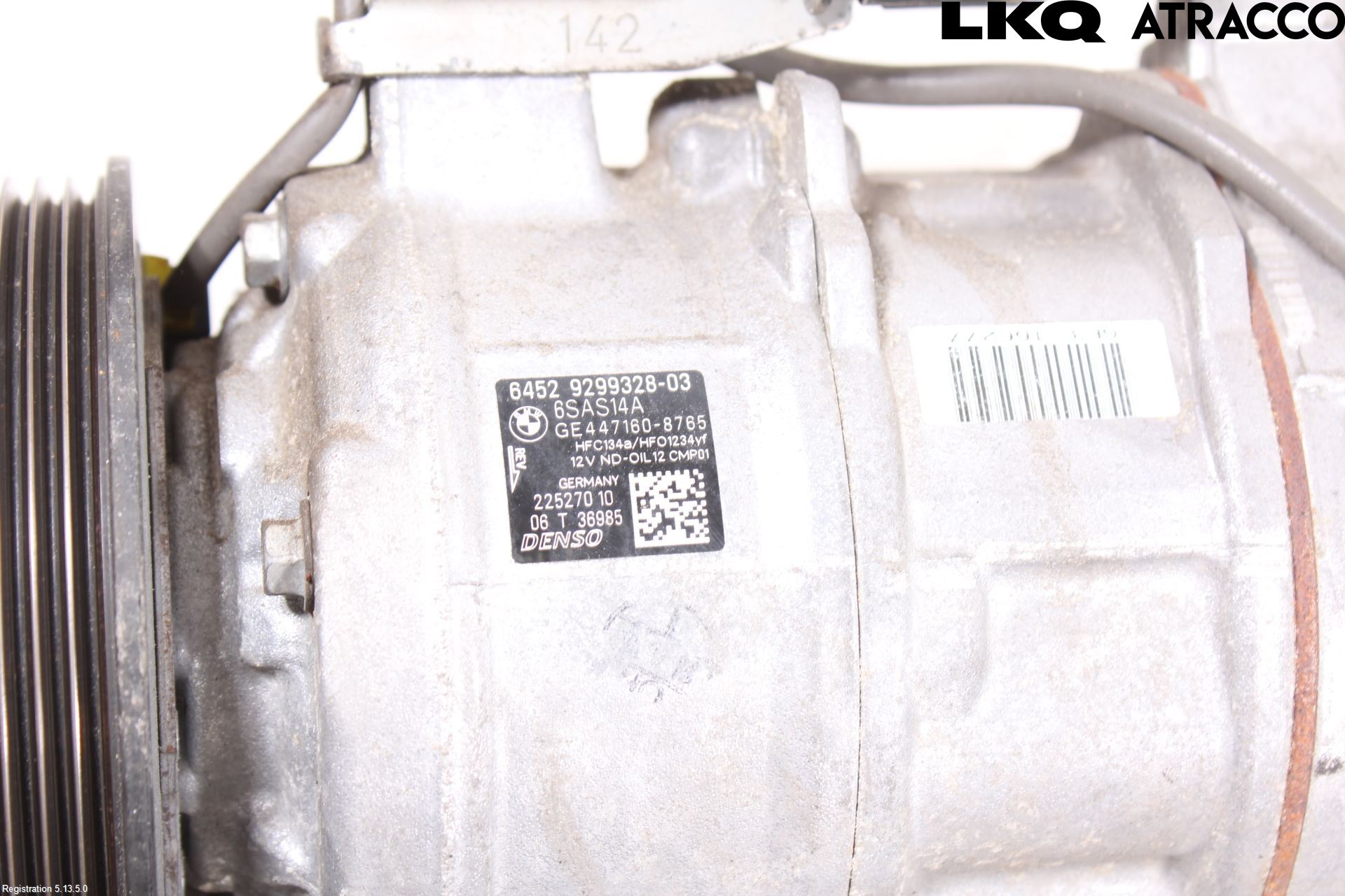 BMW 4 F32/F33/F82/F83 13-20 Varme Ac Kompressor