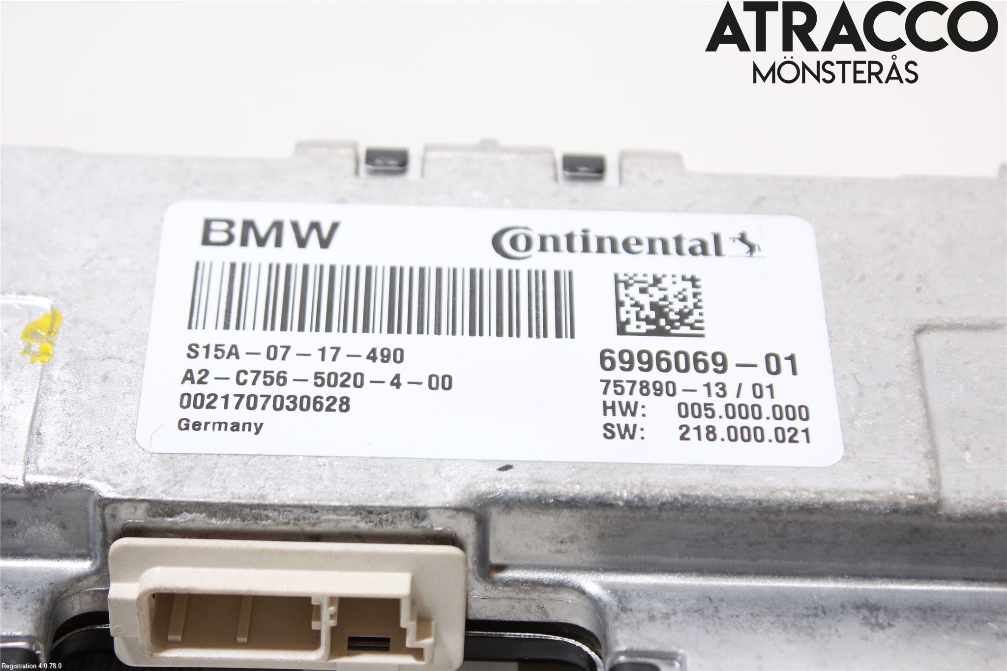 BMW 5 G30/G31/F90 17-23 Parkeringshjelp Kamera