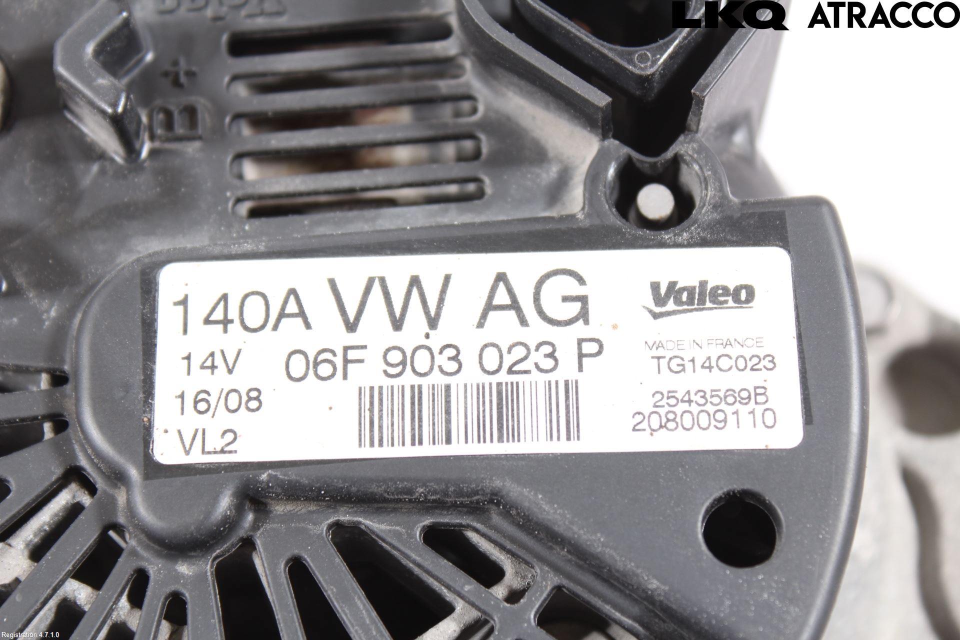 Volkswagen VW PASSAT 05-11 Dynamo