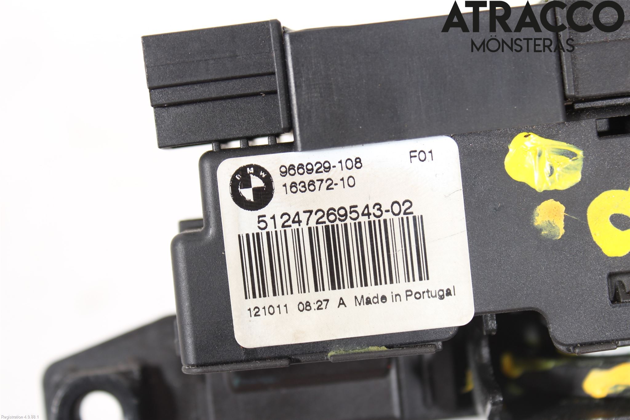 BMW 5 F10/F11/F18 09-17 Bakluke-Lokk Låsekasse