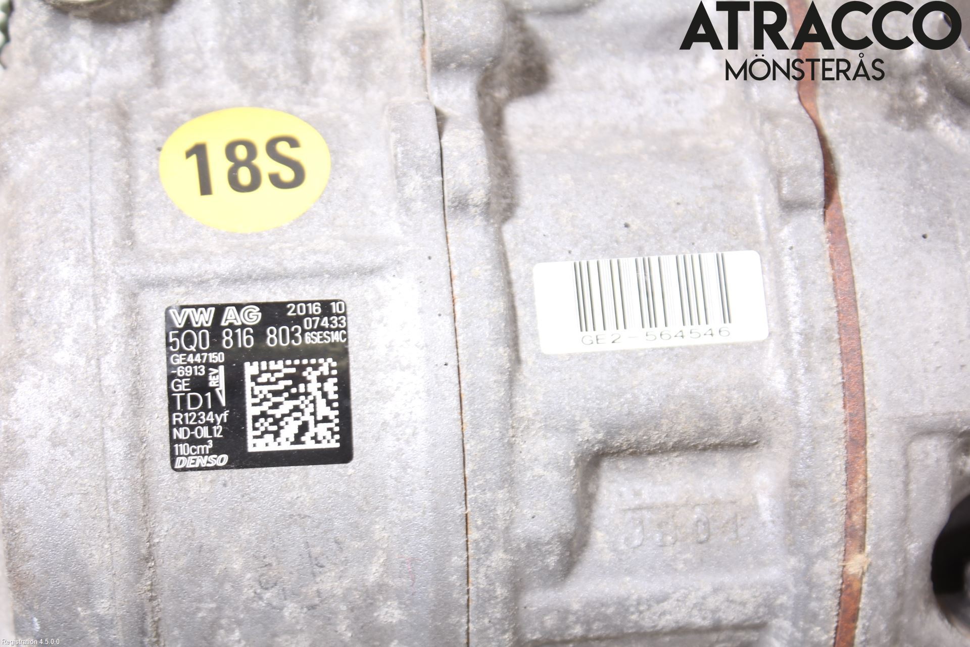 Audi Q3 8U 12-18 Varme Ac Kompressor