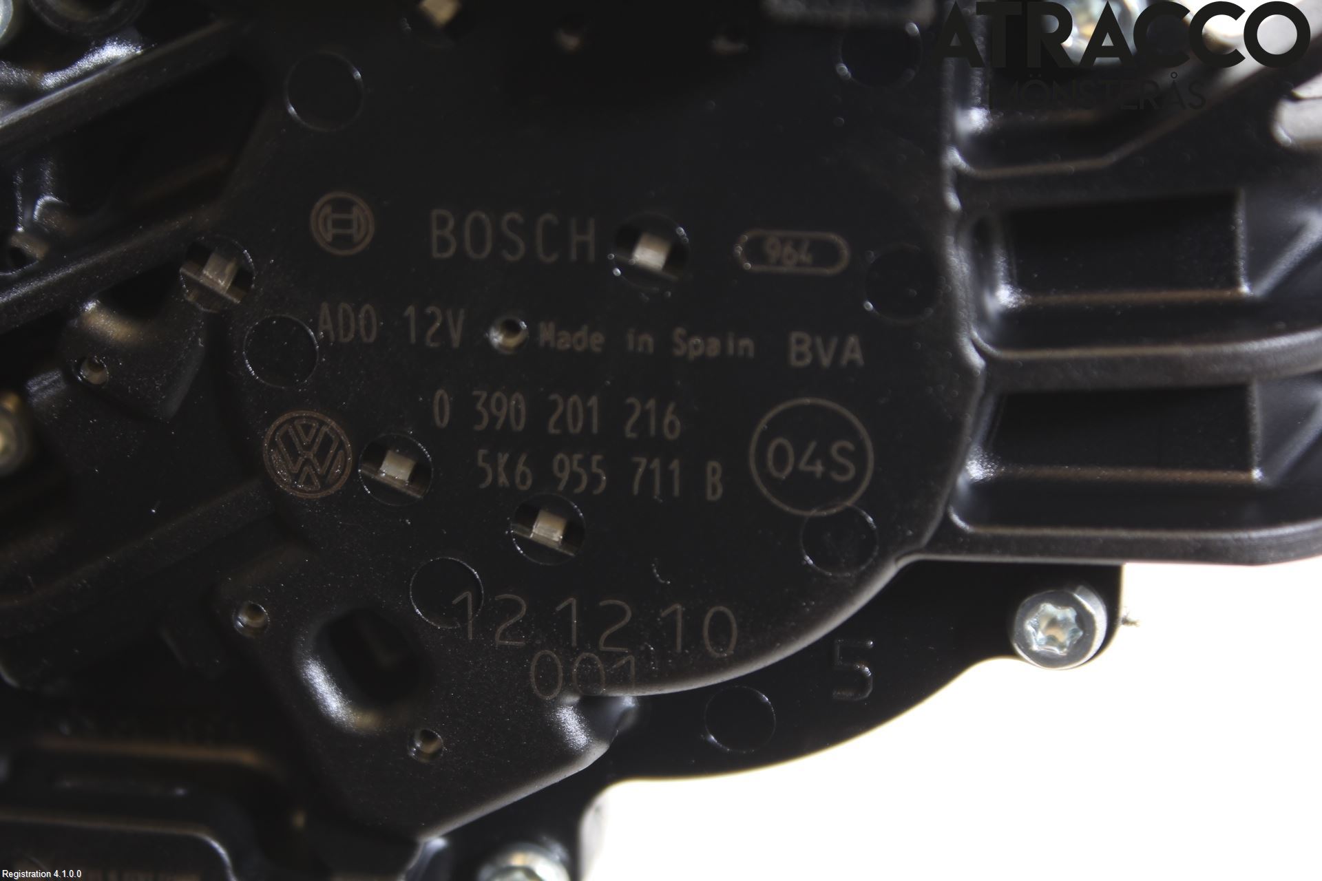 Volkswagen VW GOLF PLUS/CROSS GOLF 04-14 Viskermotor Bakluke
