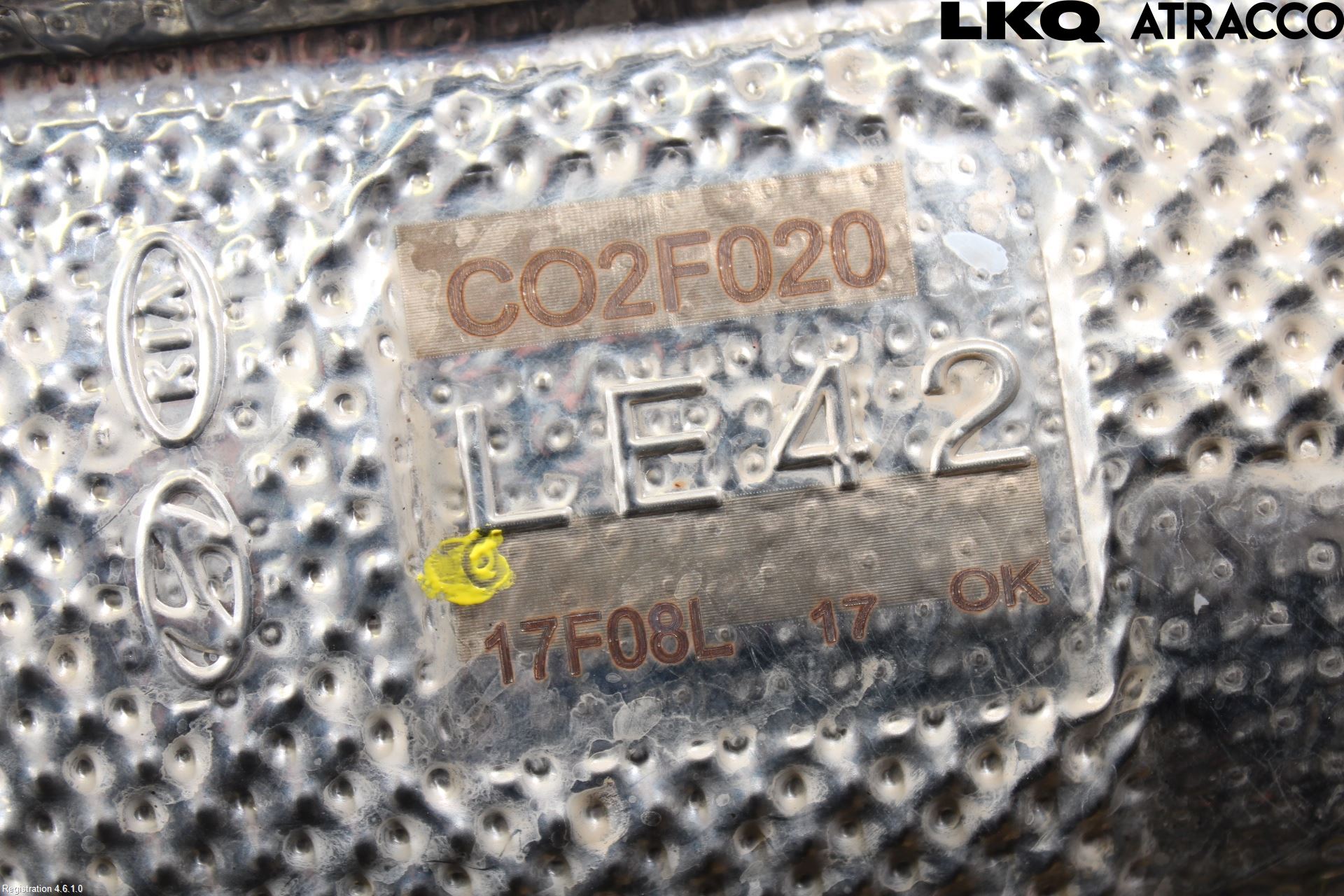 Kia SORENTO 15-20 Eksos Partikketfilter