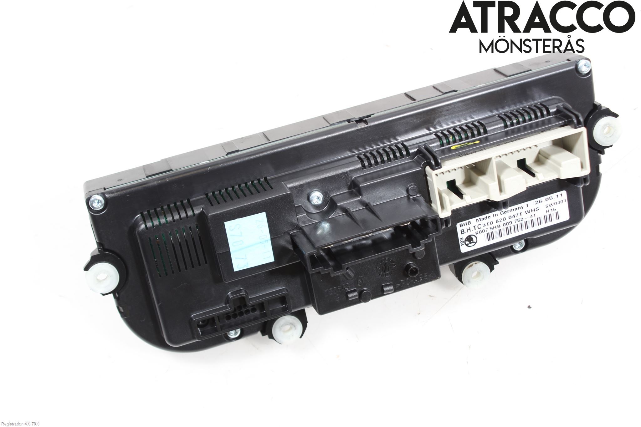 Skoda OCTAVIA (1Z) 05-13 Varme Ac Betjening-Display