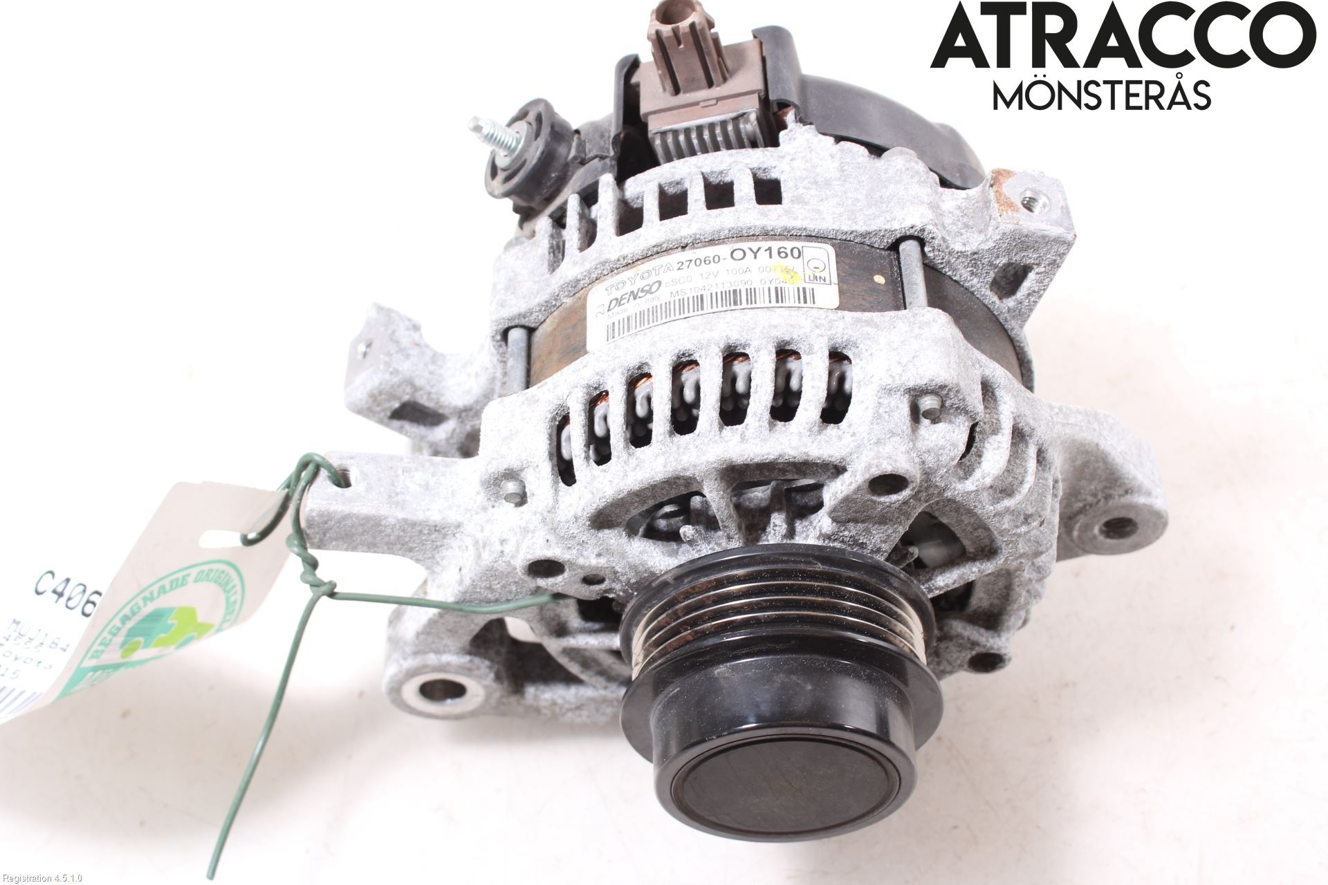 Toyota YARIS XP130 15-20 Dynamo