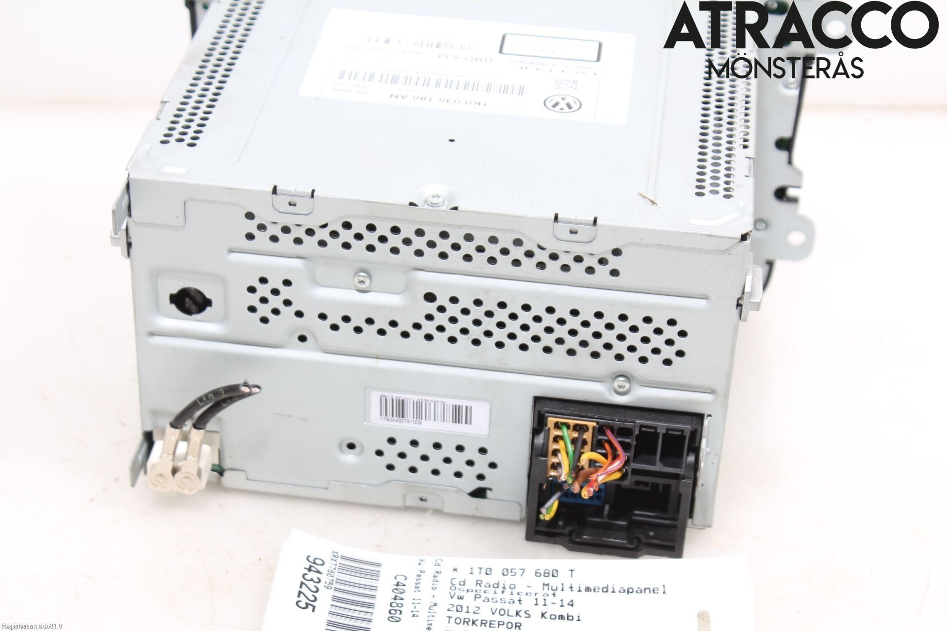 Volkswagen VW PASSAT 11-14 Stereo Radio Med Cd