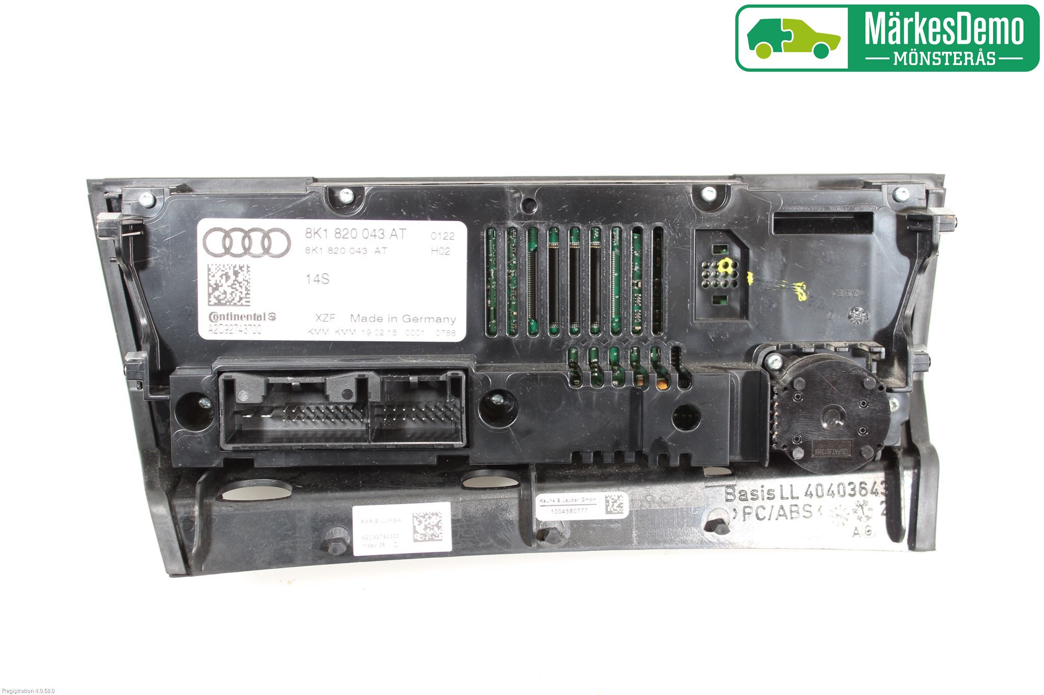 Audi A4 12-15 Varme Ac Betjening-Display