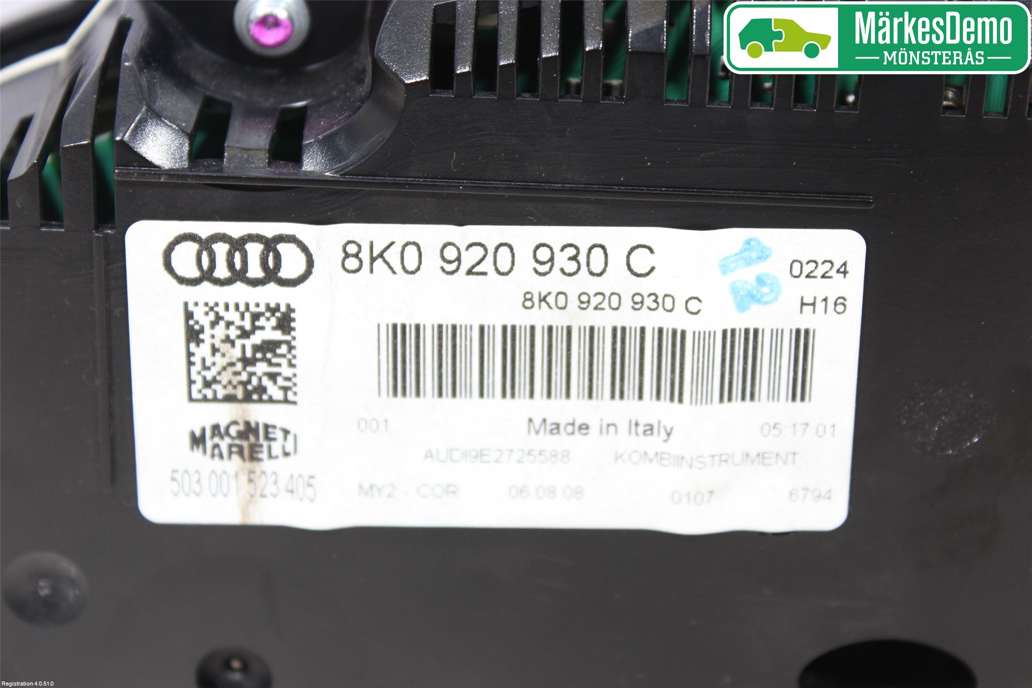 Audi A4/S4 08-11 Instr Kombinert