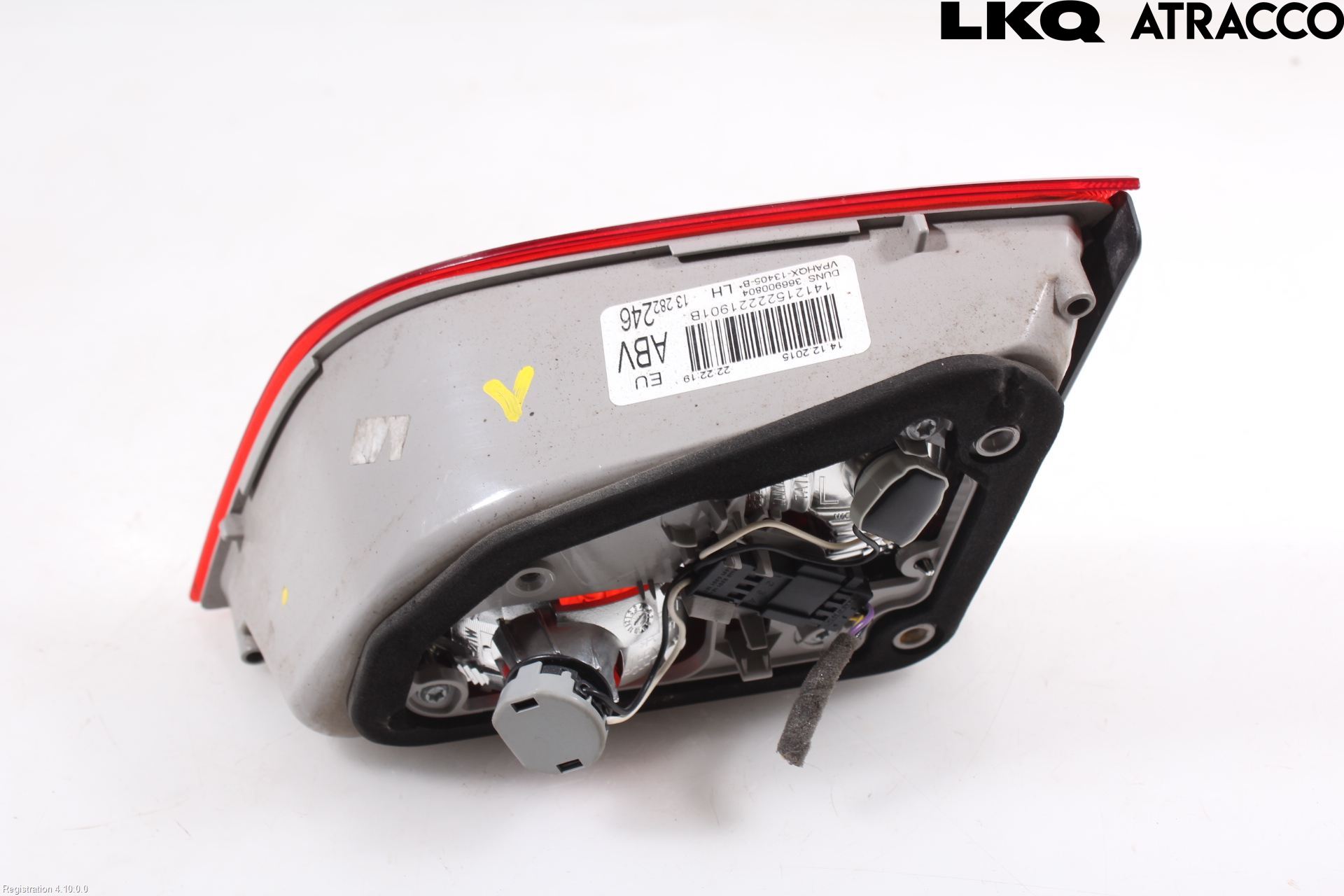 Opel ASTRA J 10-15 Baklykt Venstre  På Luke(Indre