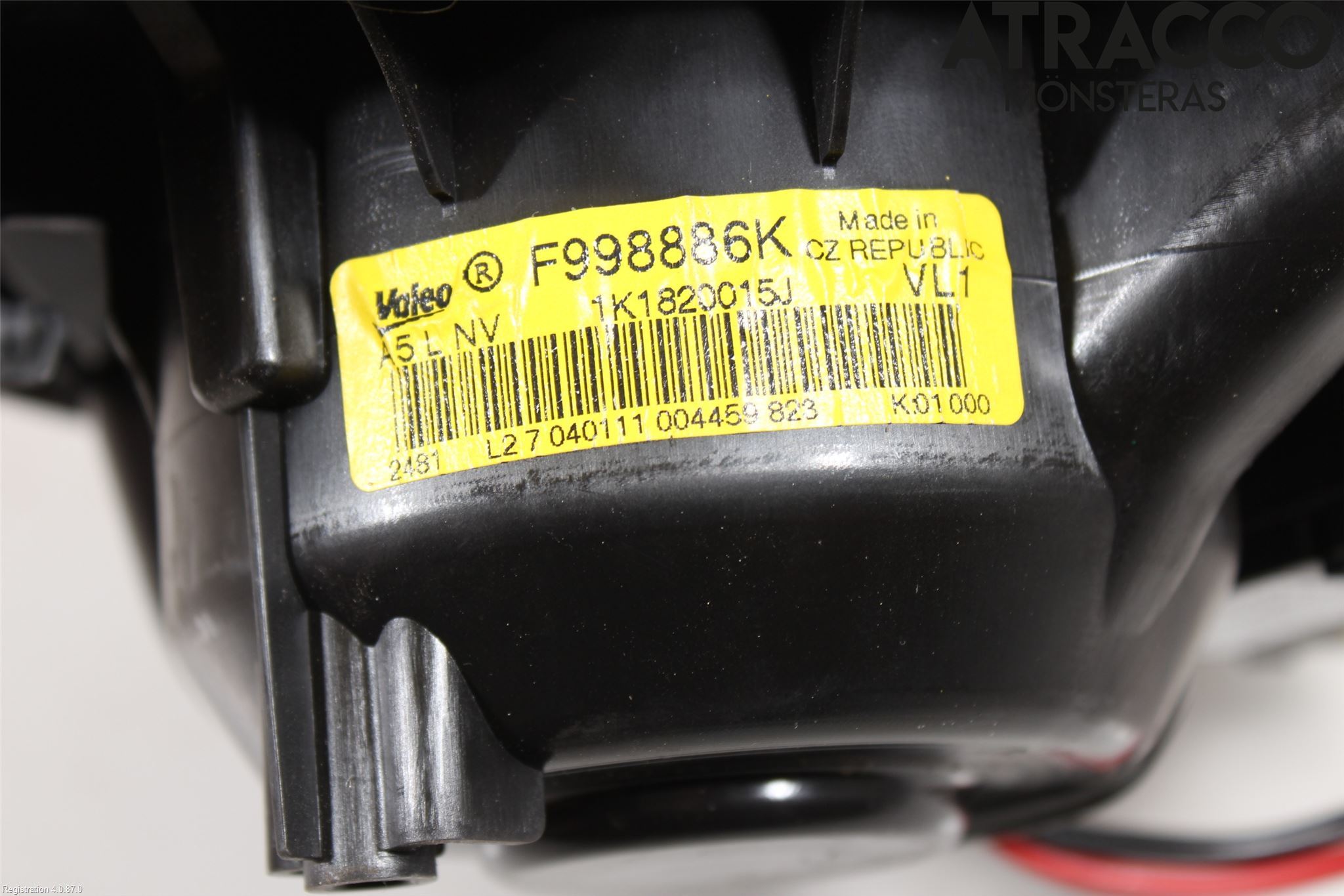 Volkswagen VW TOURAN 10-15 Varmeapparat Viftemotor