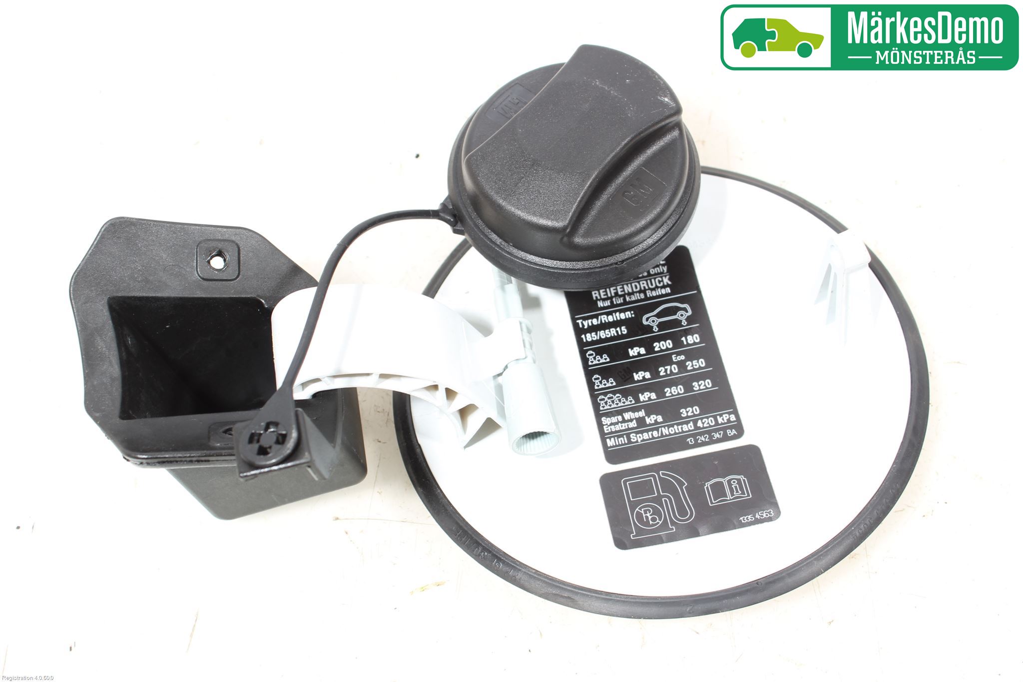 Opel CORSA D 07-14 Drivstoff Tankluke