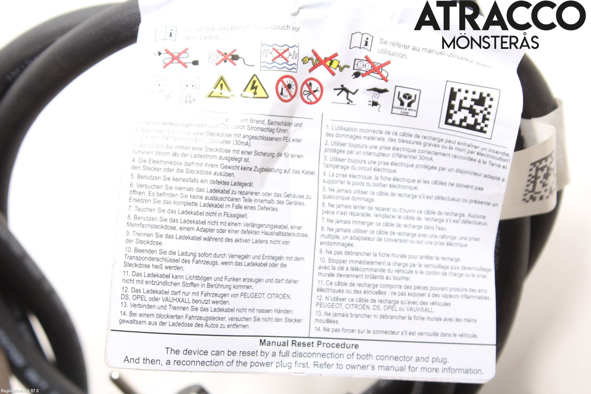 Citroen C4/E-C4 C4X/E-C4X III 21- Batterilader Hybrid