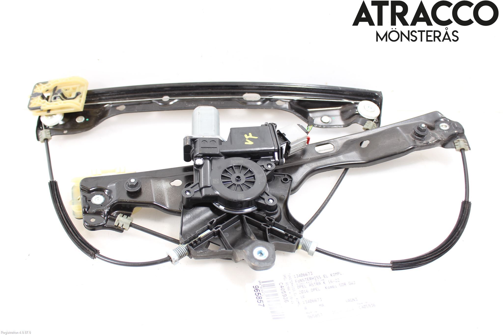 Opel ASTRA K 16-22 Vindusheis El Komp