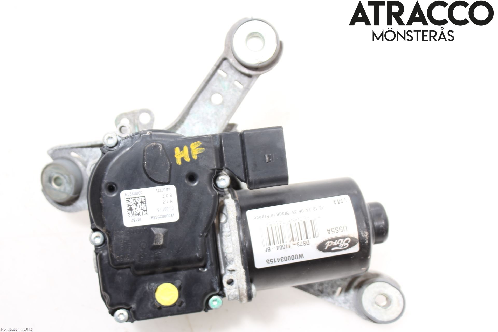 Ford MONDEO 15-22 Viskermotor Frontrute