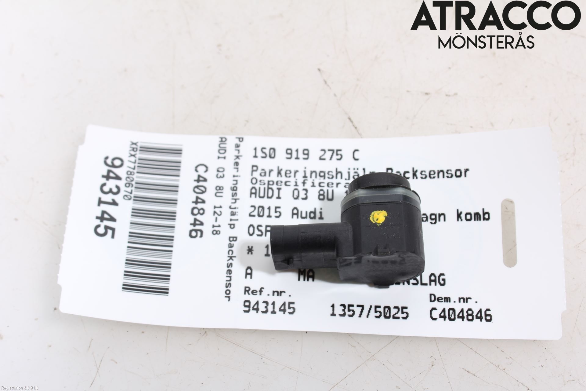 Audi Q3 8U 12-18 Sensor Ryggesensor
