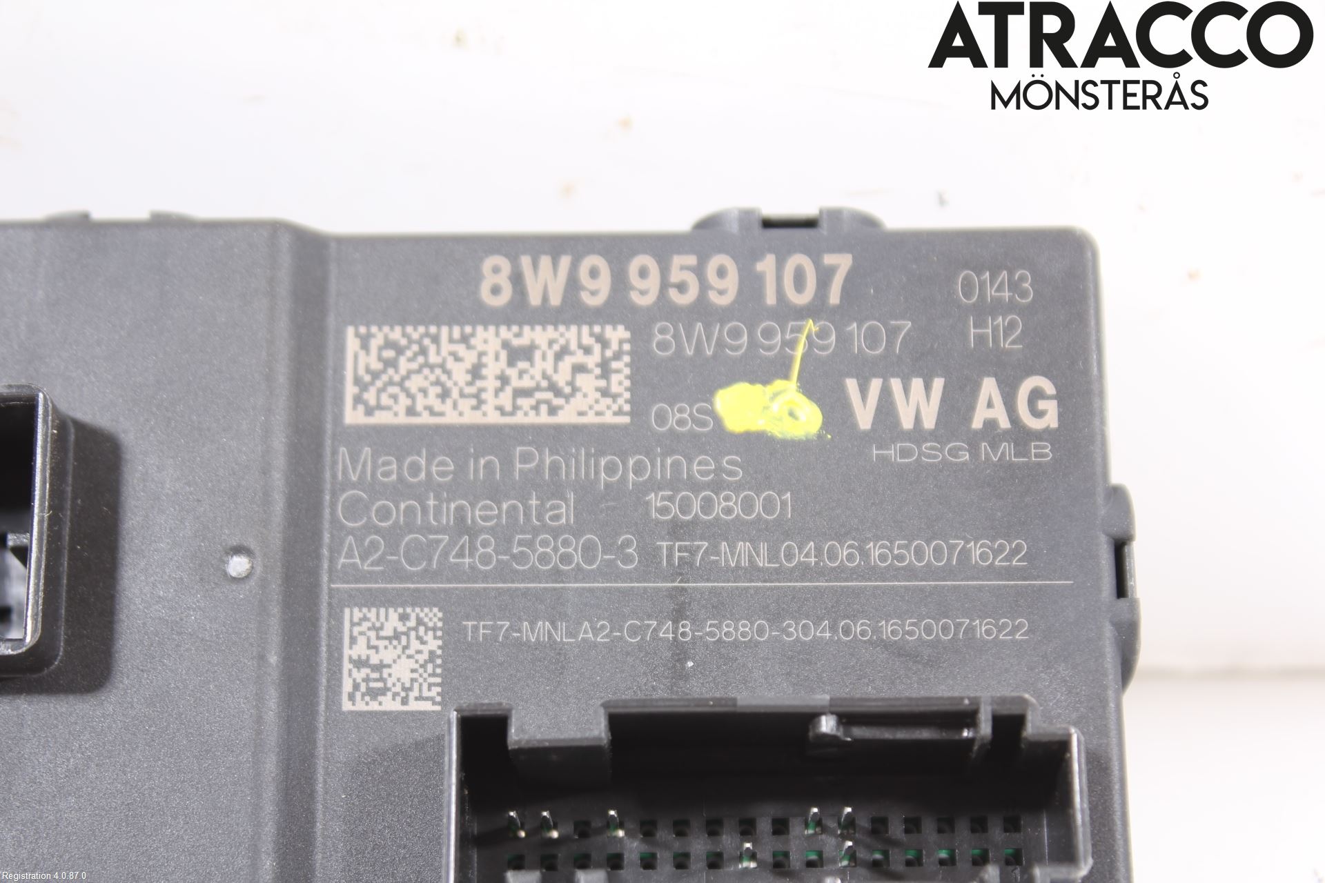 Audi A4/S4 B9 16-19 Styreenhet Bakluke