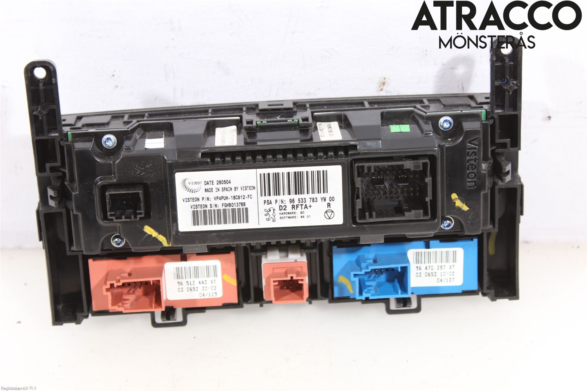 Peugeot 407 Varme Ac Betjening-Display