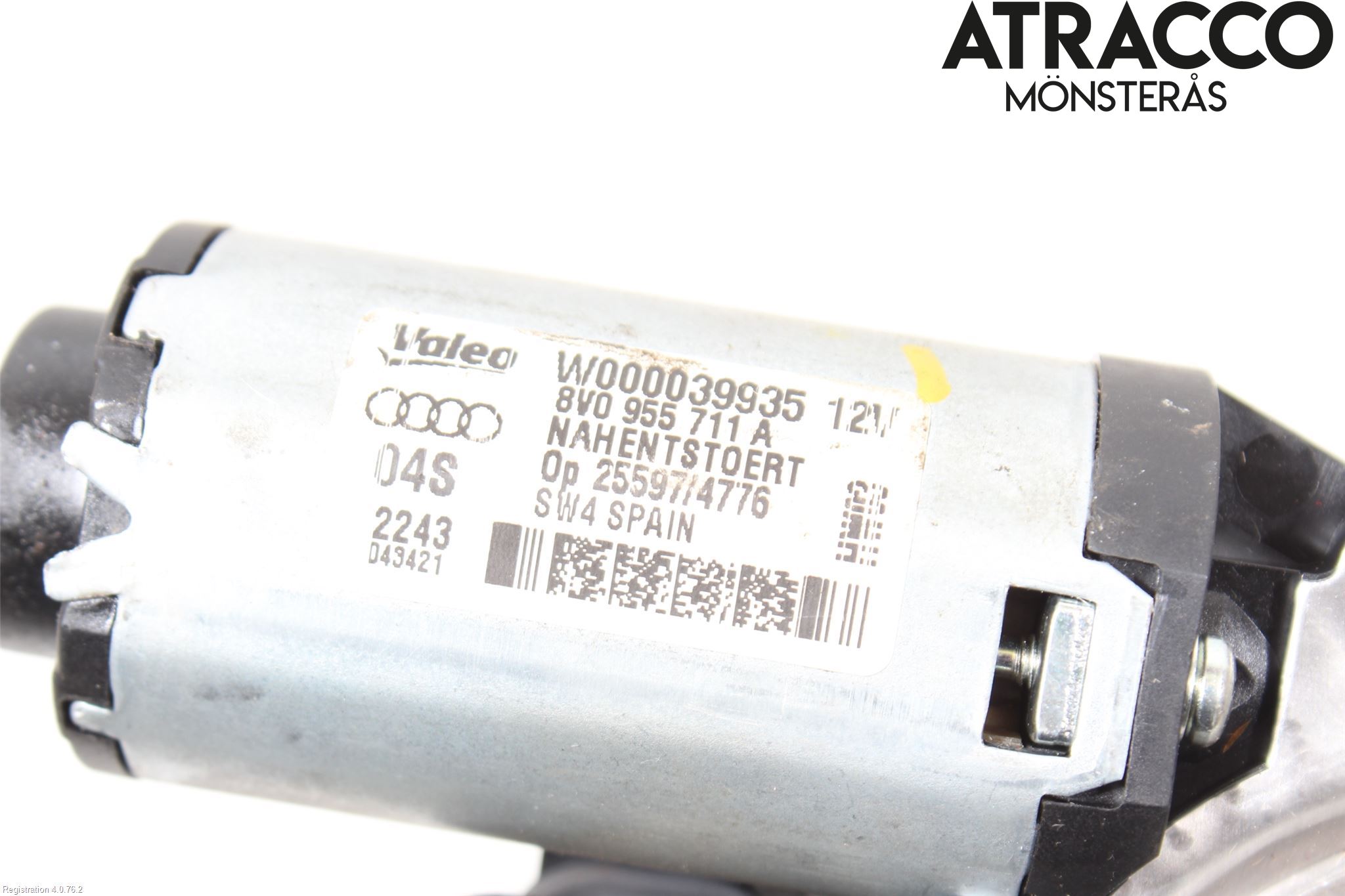 Audi A3/S3 8V 13-20 Viskermotor Bakluke