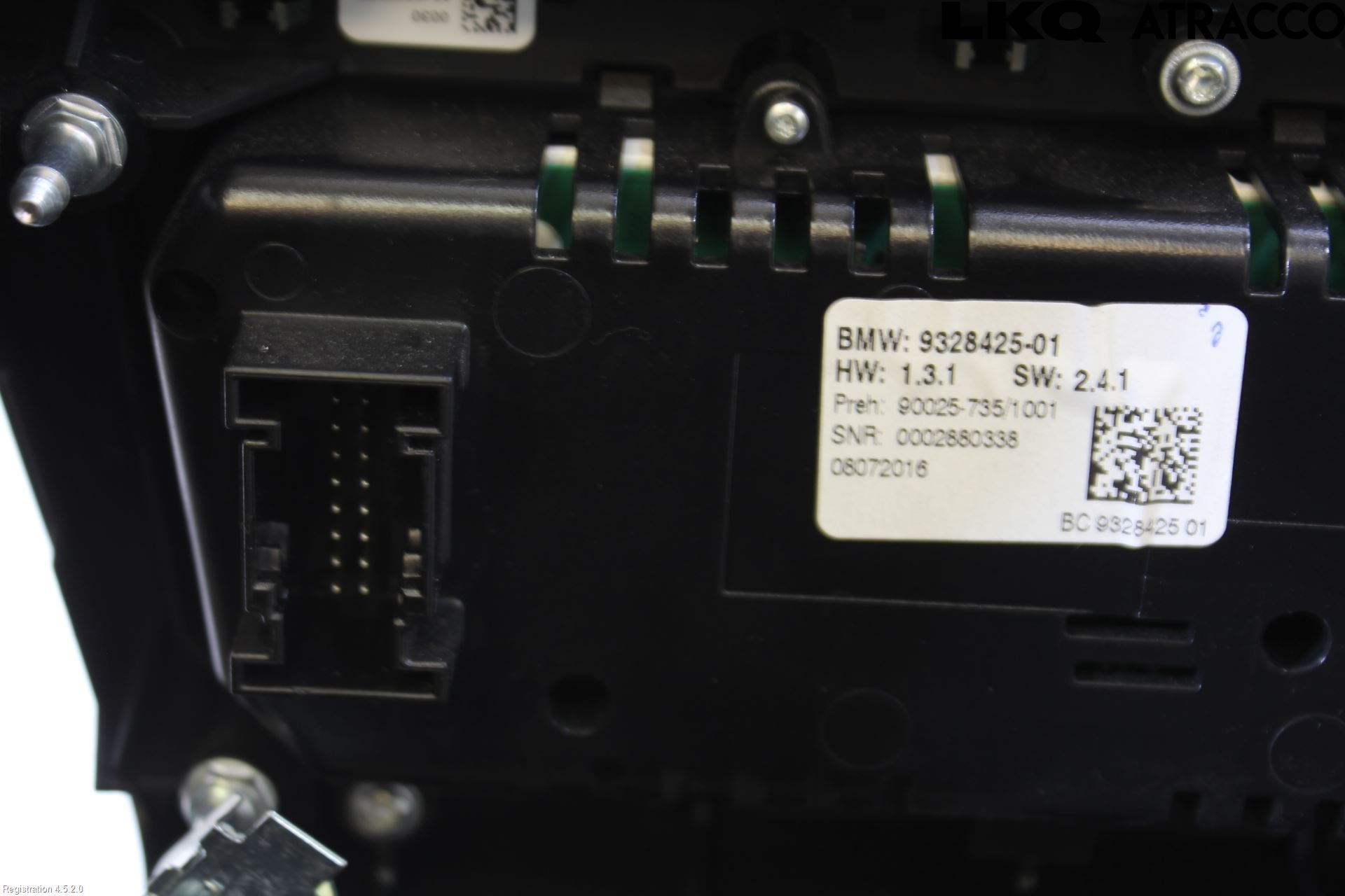 BMW 5 F10/F11/F18 09-17 Varme Ac Betjening-Display