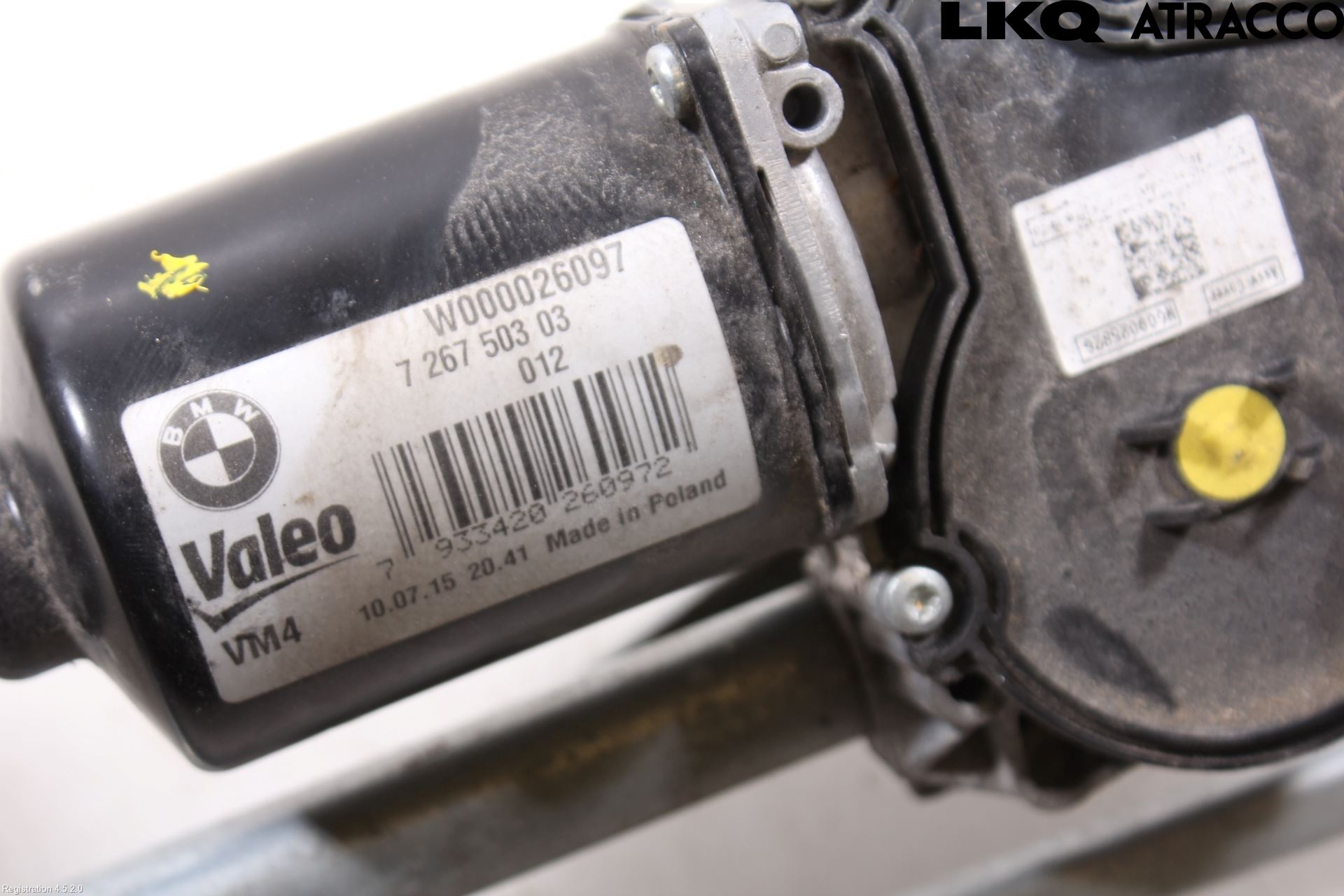 BMW 3 F30/F31/F80 12-19 Viskermotor Frontrute