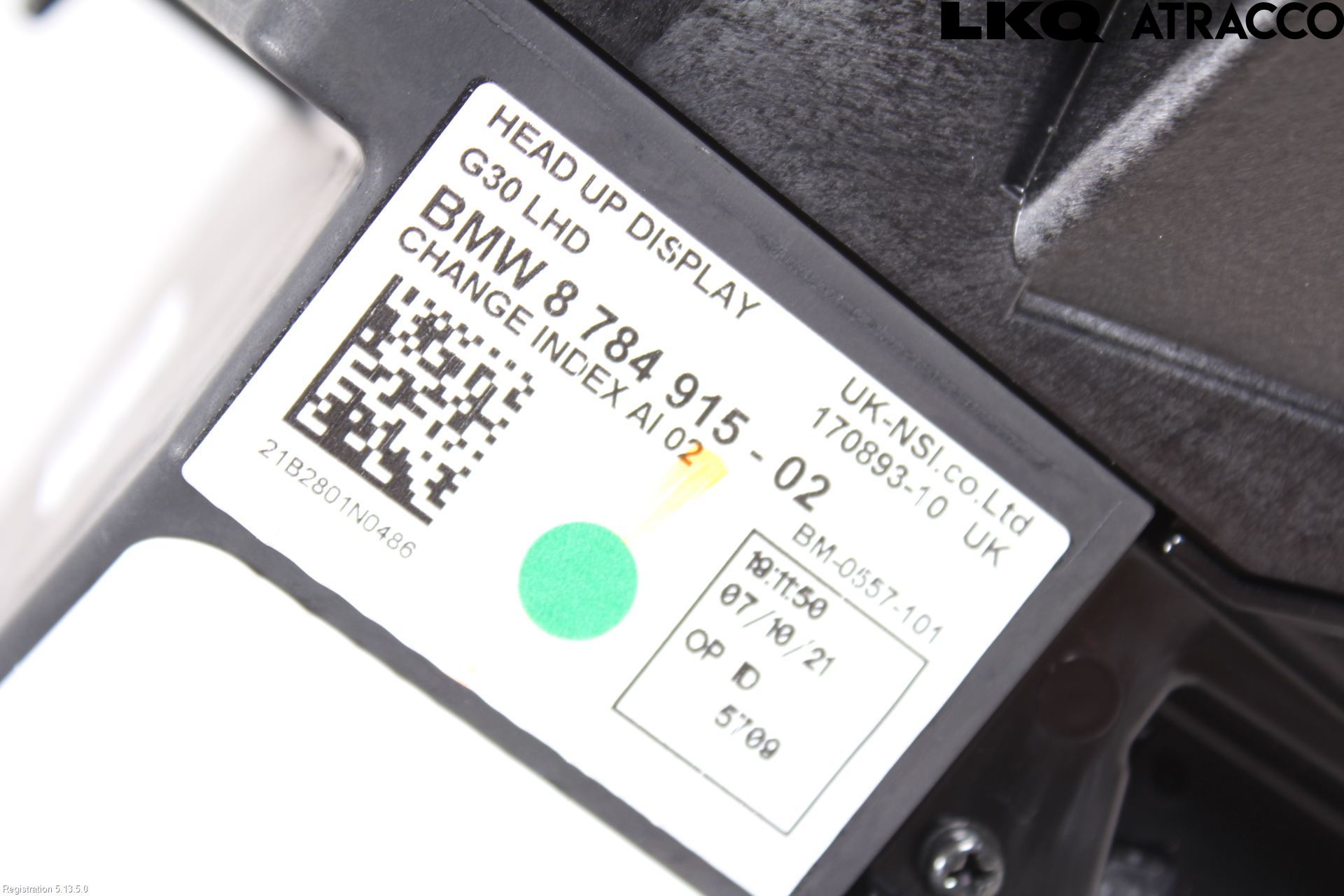 BMW 5 G30/G31/F90 17-23 Instr Kombinert