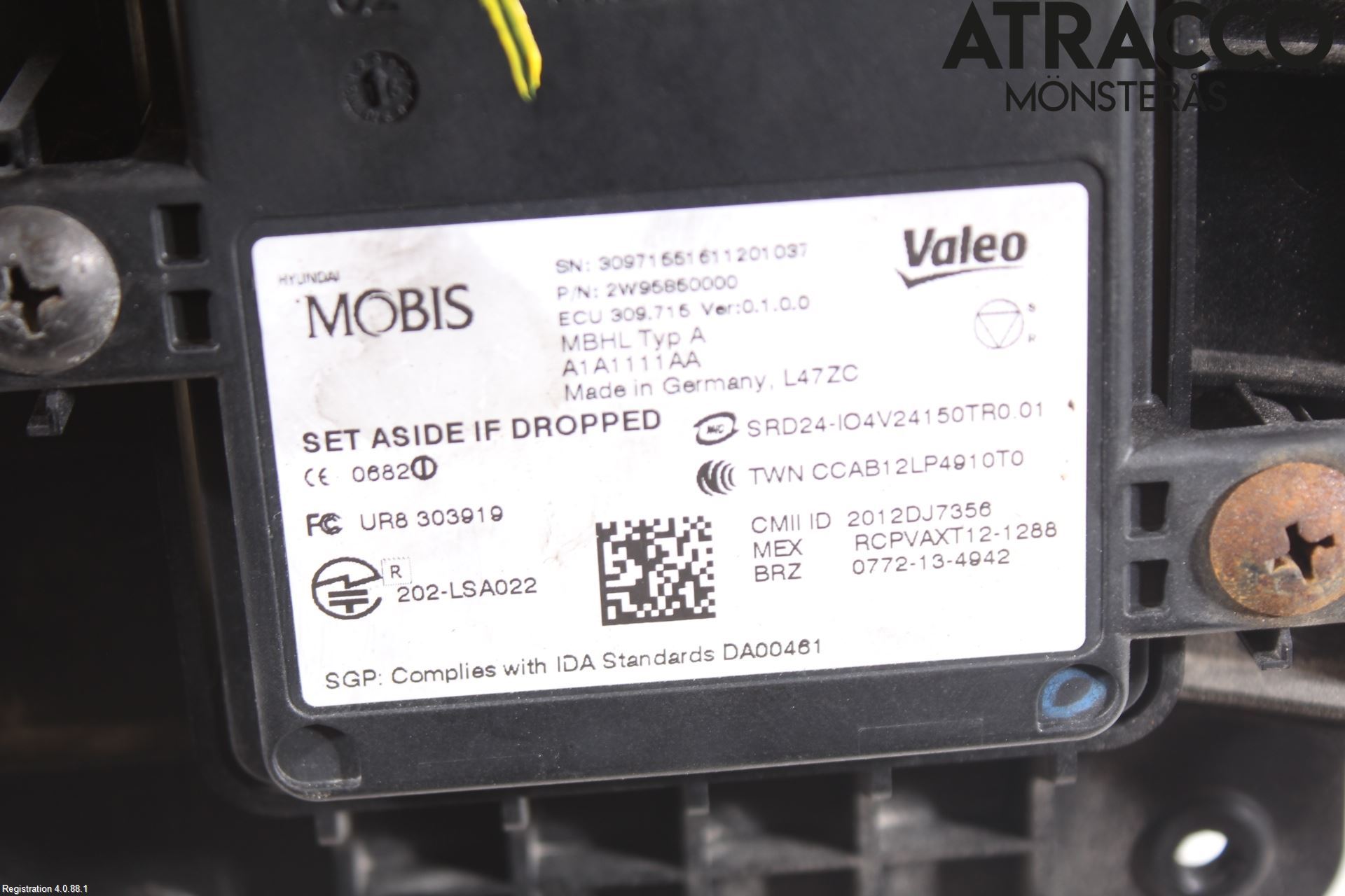 Hyundai SANTA FE 13-18 Sensor Kollisjonsbeskyttelse