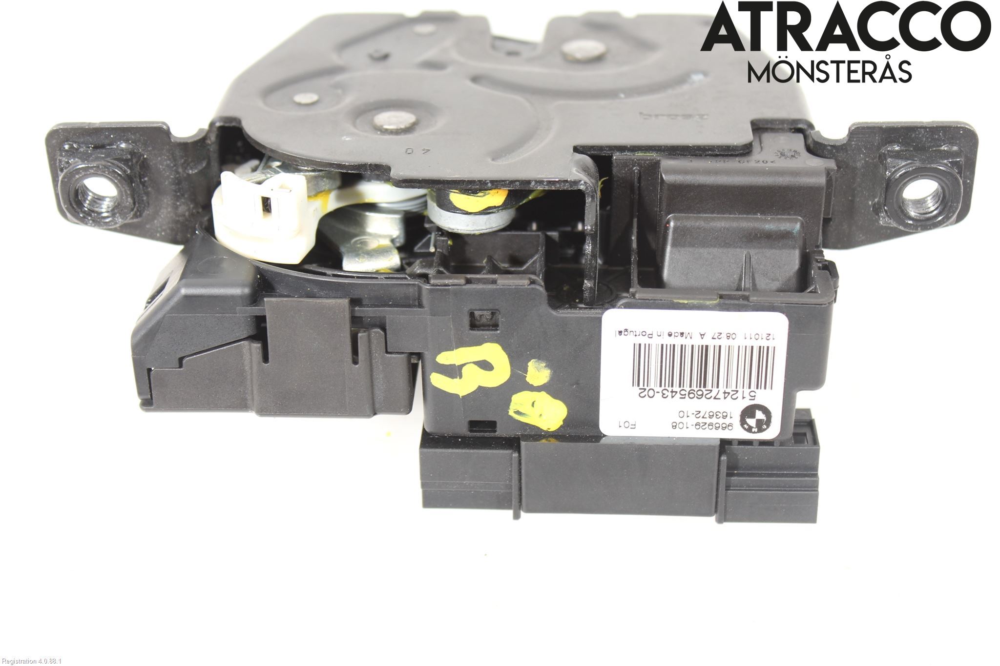BMW 5 F10/F11/F18 09-17 Bakluke-Lokk Låsekasse