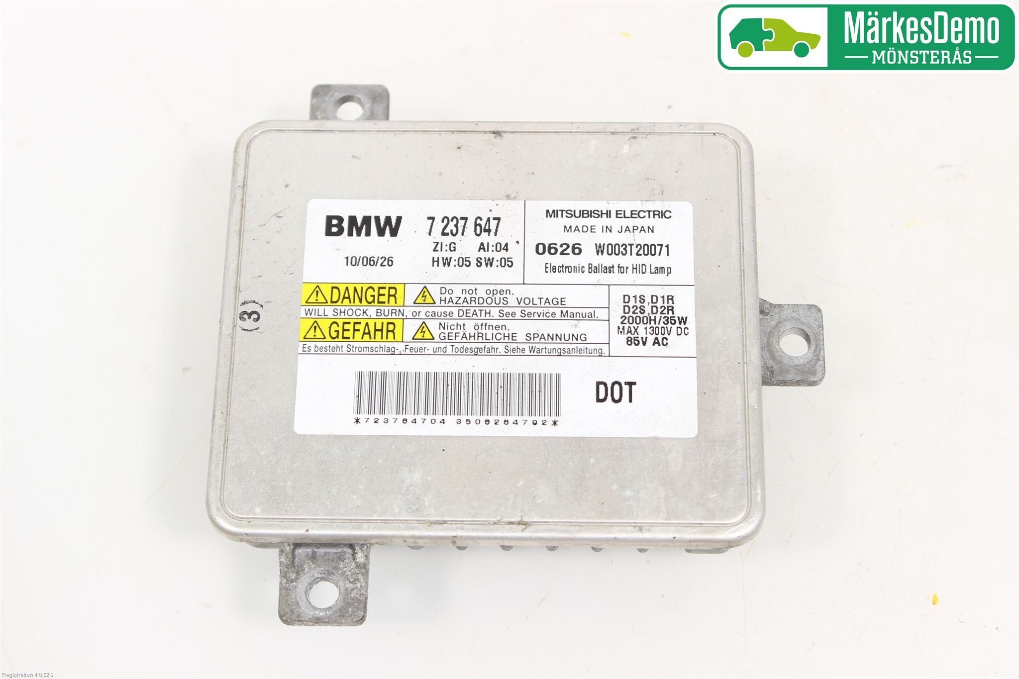 BMW 5 F10/F11/F18 09-17 Styreenhet Xenon
