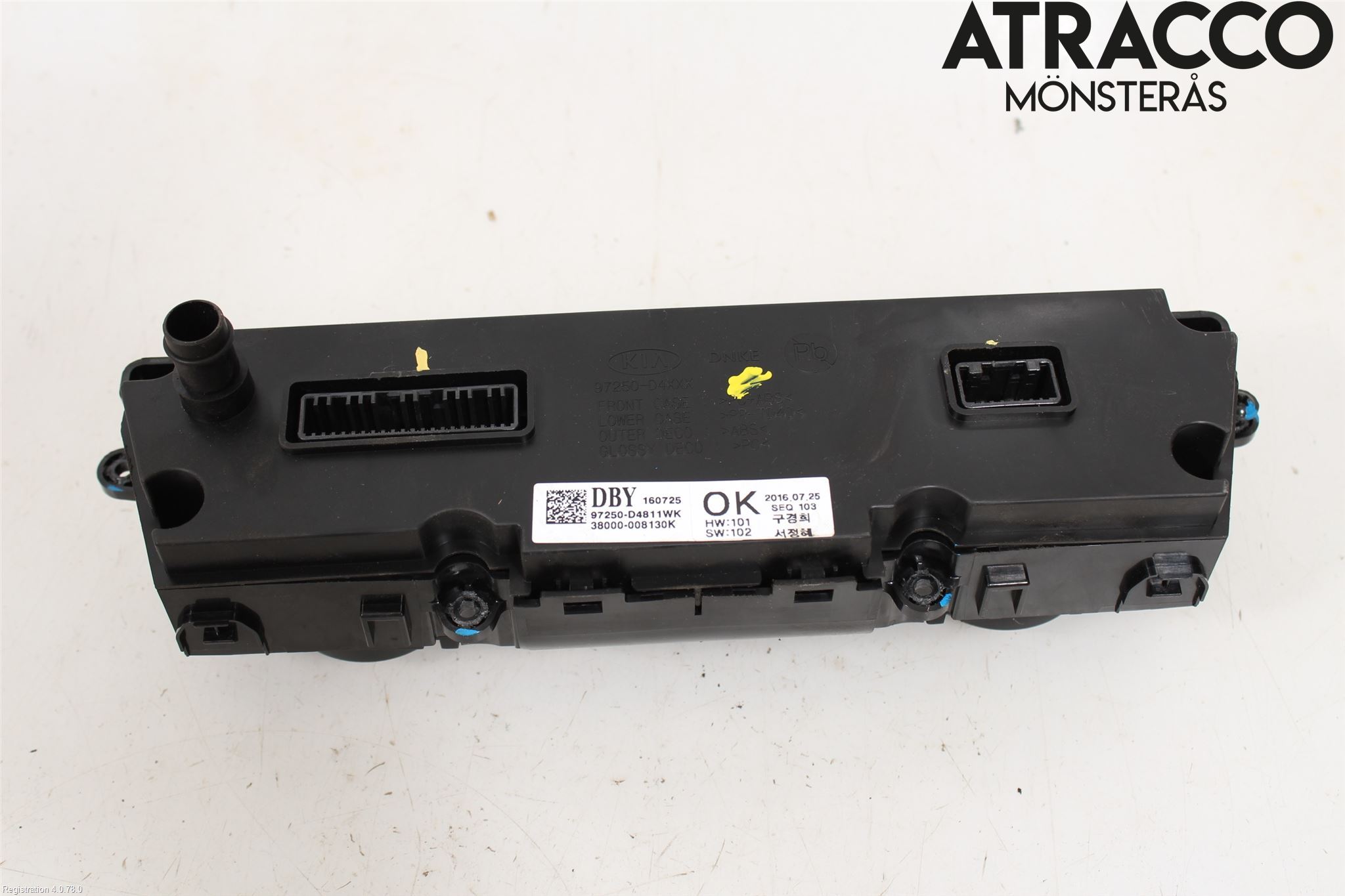 Kia OPTIMA 16-20 Varme Ac Betjening-Display