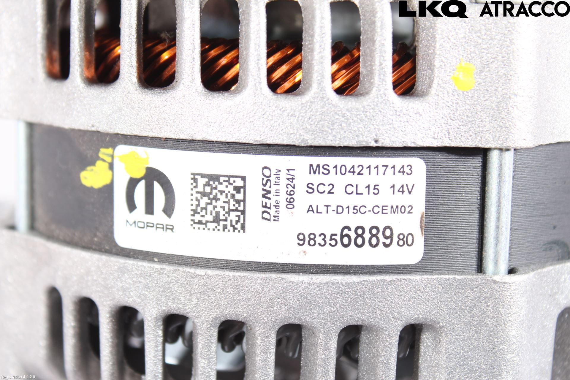 Citroen C4/E-C4 C4X/E-C4X III 21- Dynamo