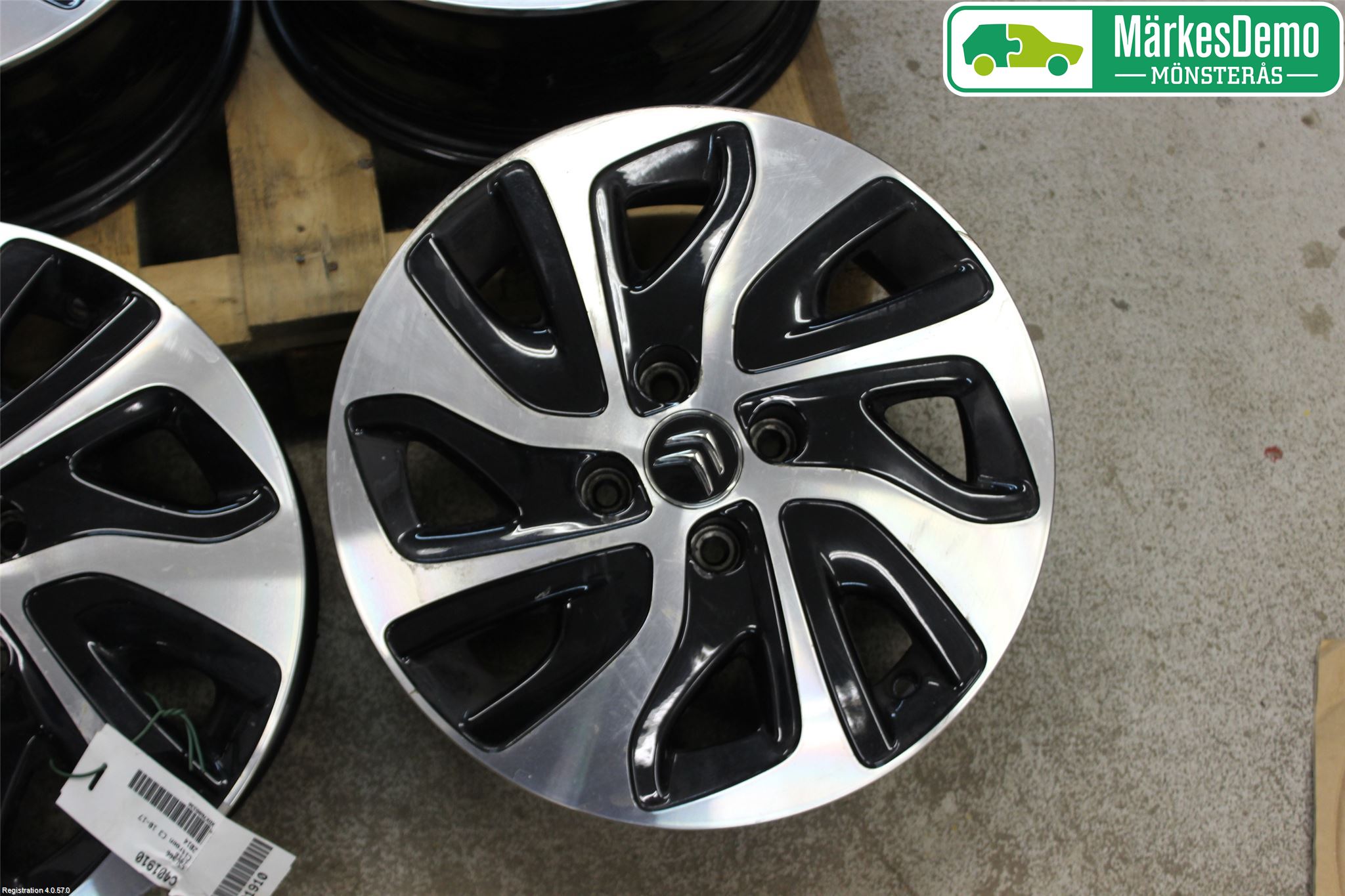 Citroen C3 10-17 Felg Aluminium Sett 4Stk