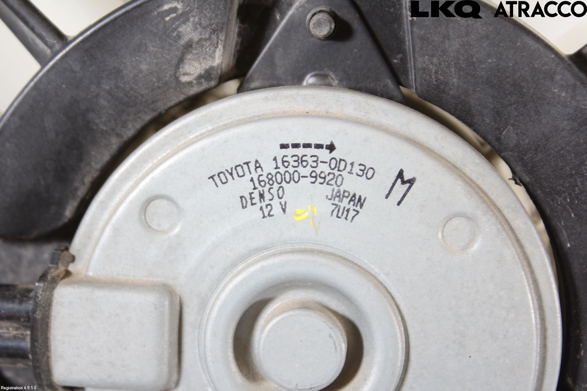 Toyota AVENSIS 16-18 Kjølevifte Elektrisk