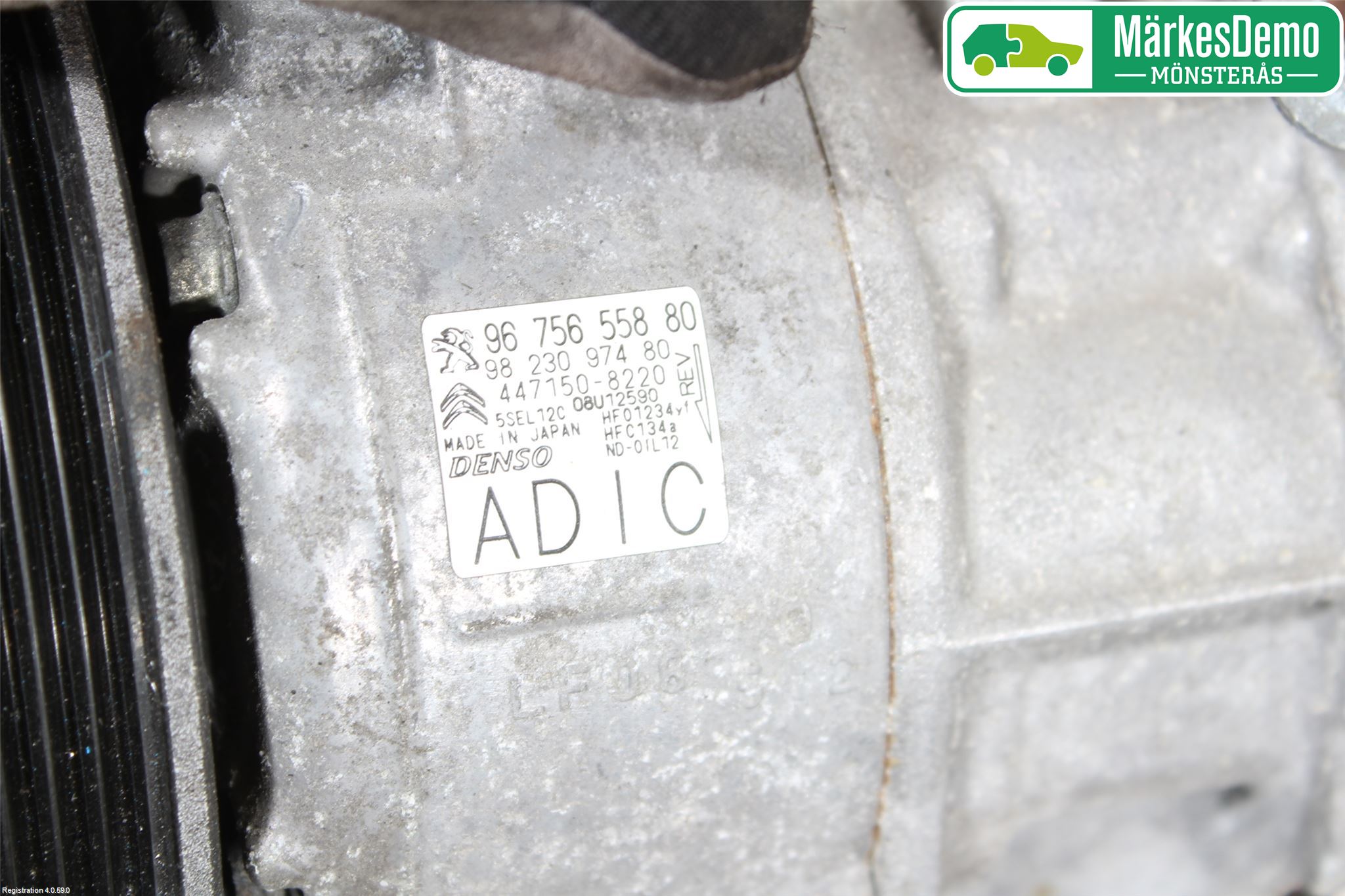 Peugeot 3008 17-24 Varme Ac Kompressor