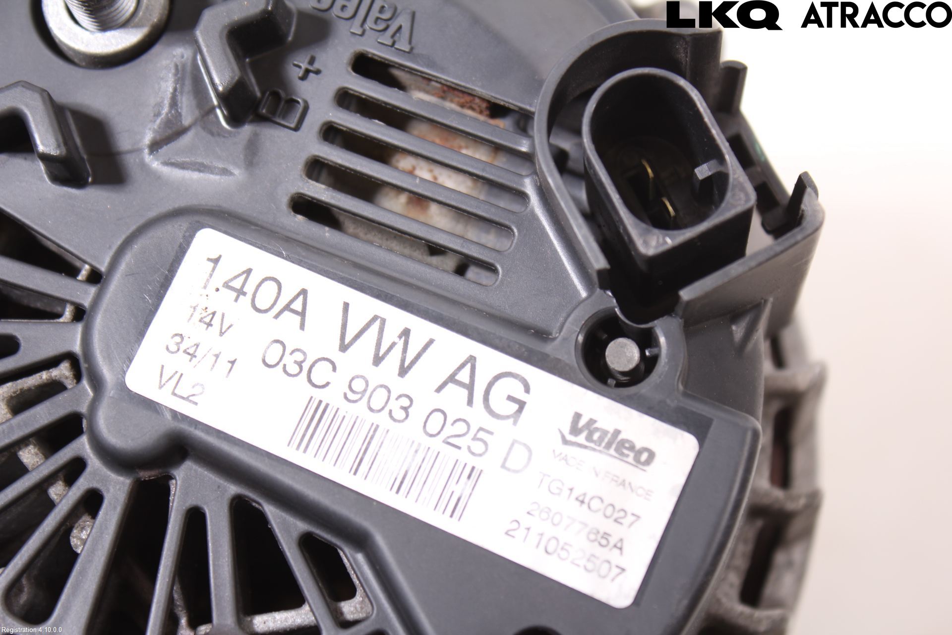 Volkswagen VW TIGUAN 07-16 Dynamo