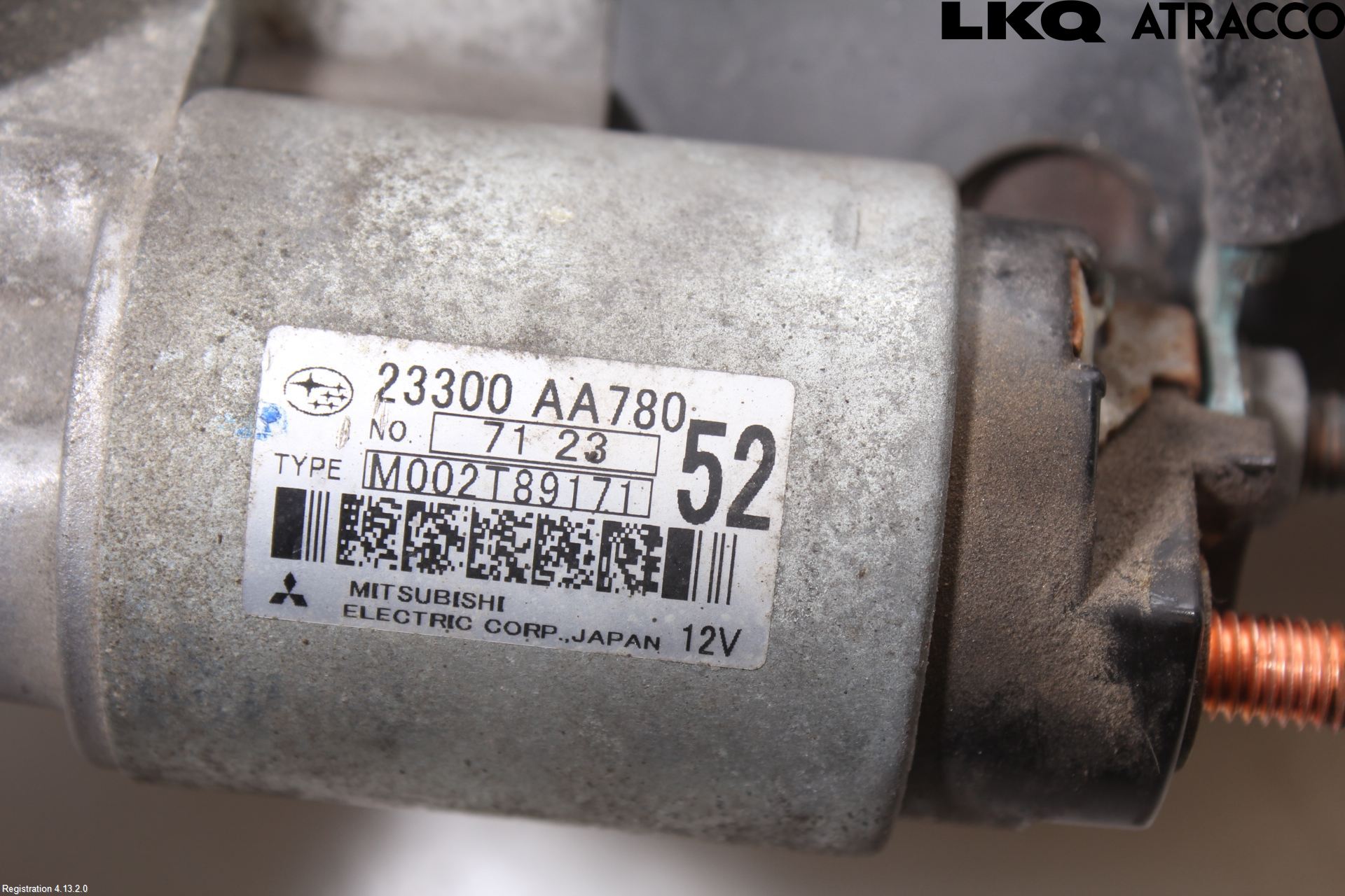 Subaru OUTBACK 15-20 Startmotor Diesel