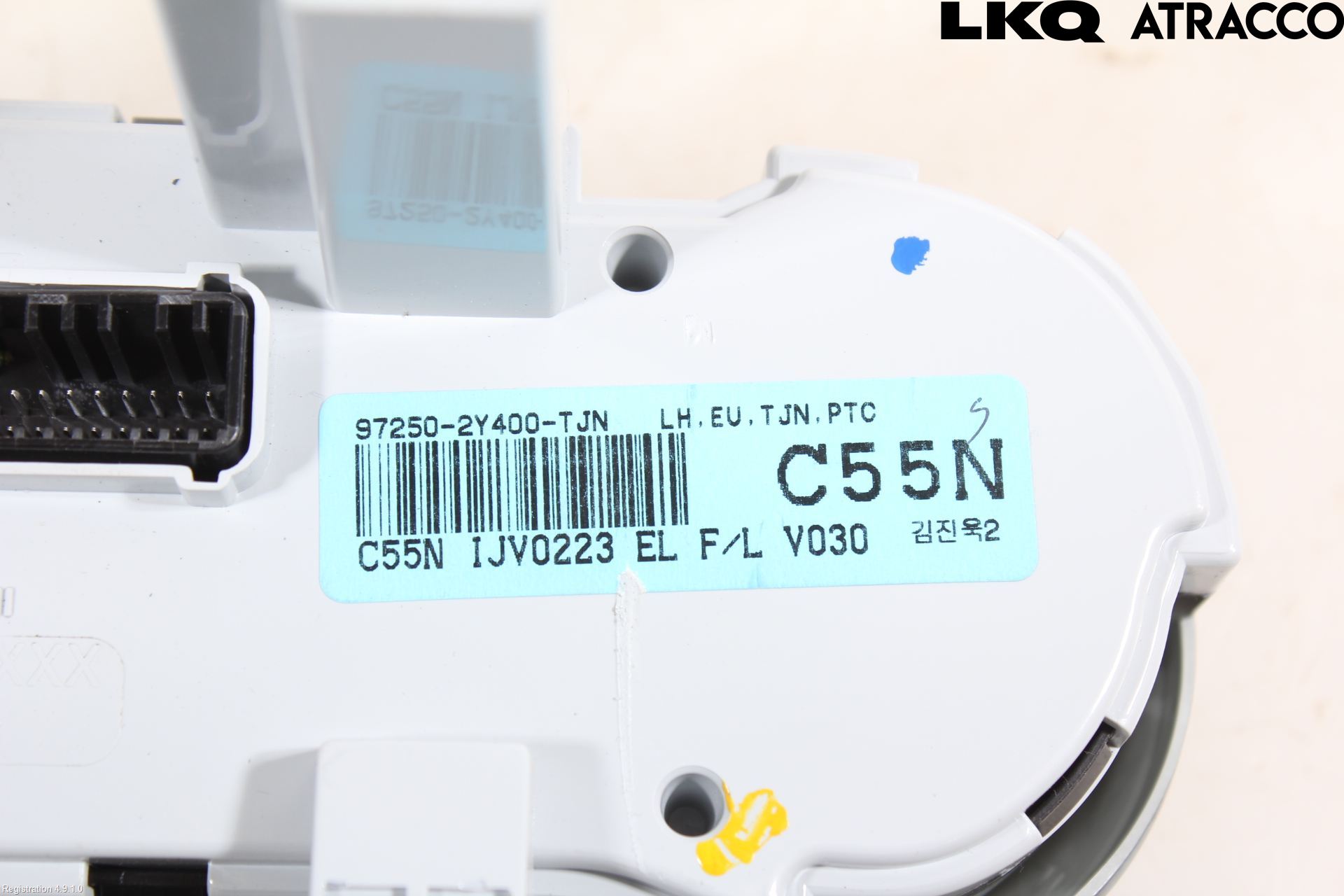 Hyundai ix35 Varme Ac Betjening-Display