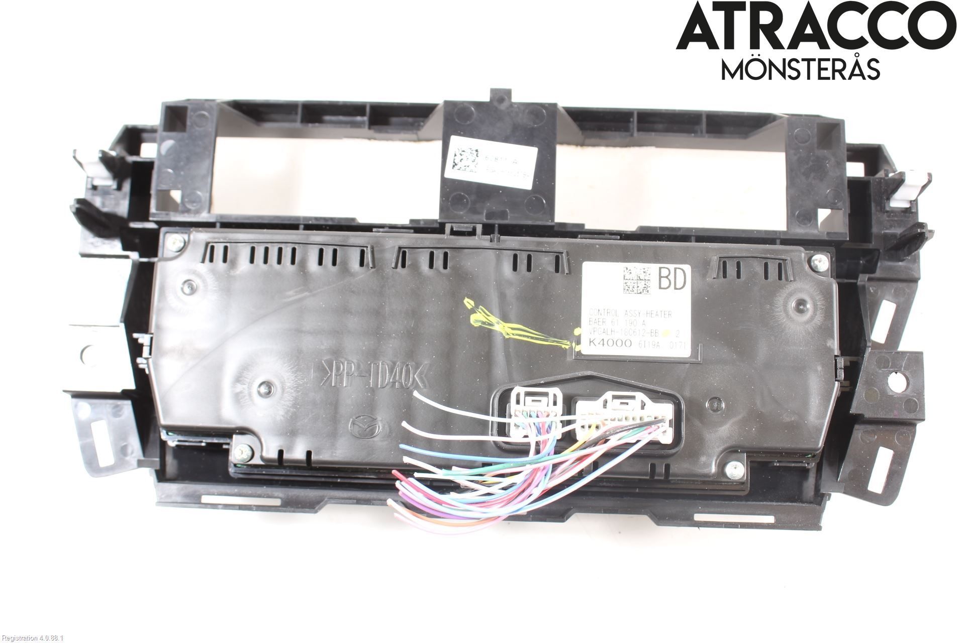 Mazda 3 III 14-19 Varme Ac Betjening-Display